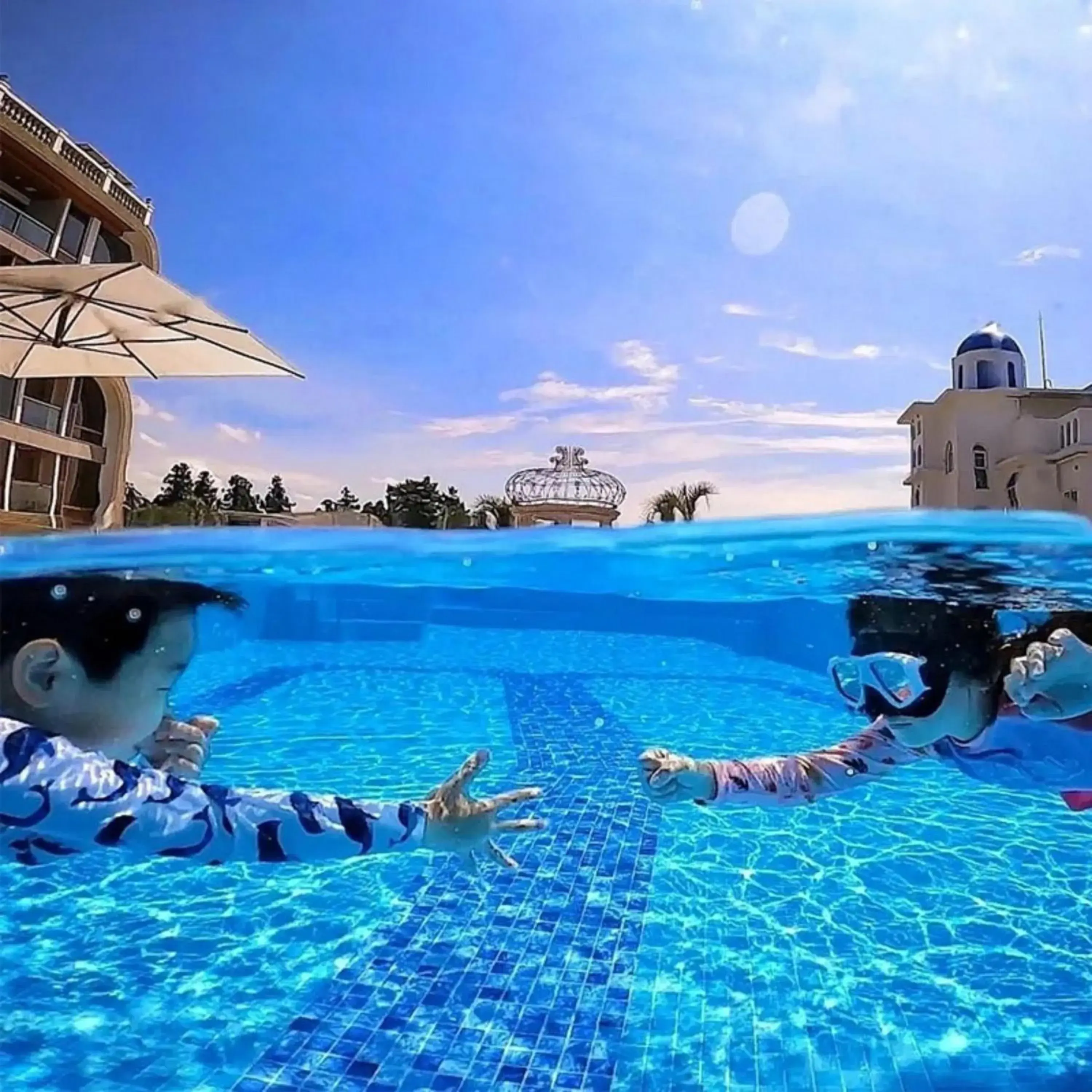 Swimming pool in GoldOne Hotel & Suites Swimming pool in GoldOne Hotel & Suites