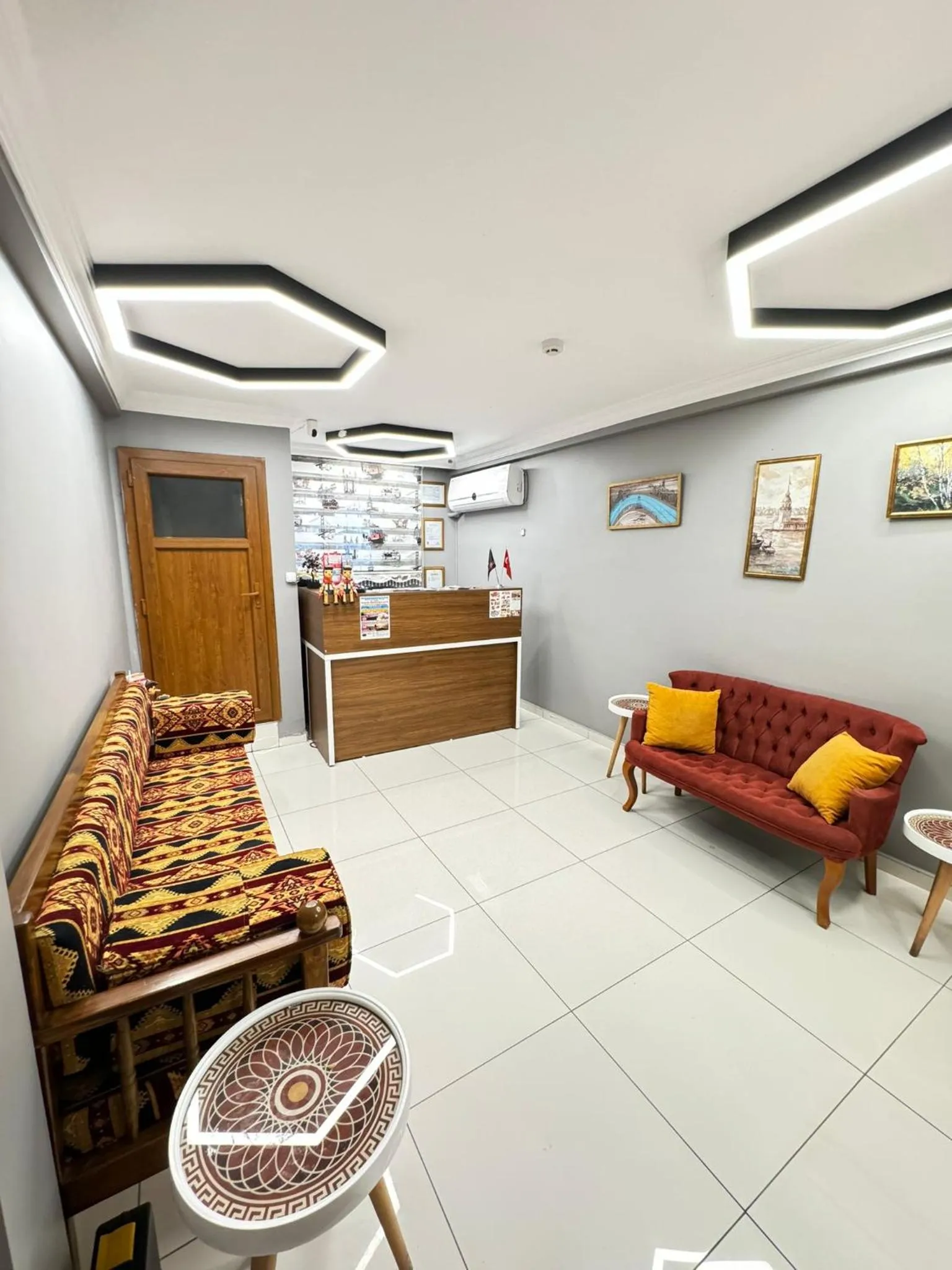 Lobby or reception in Tavra hotel