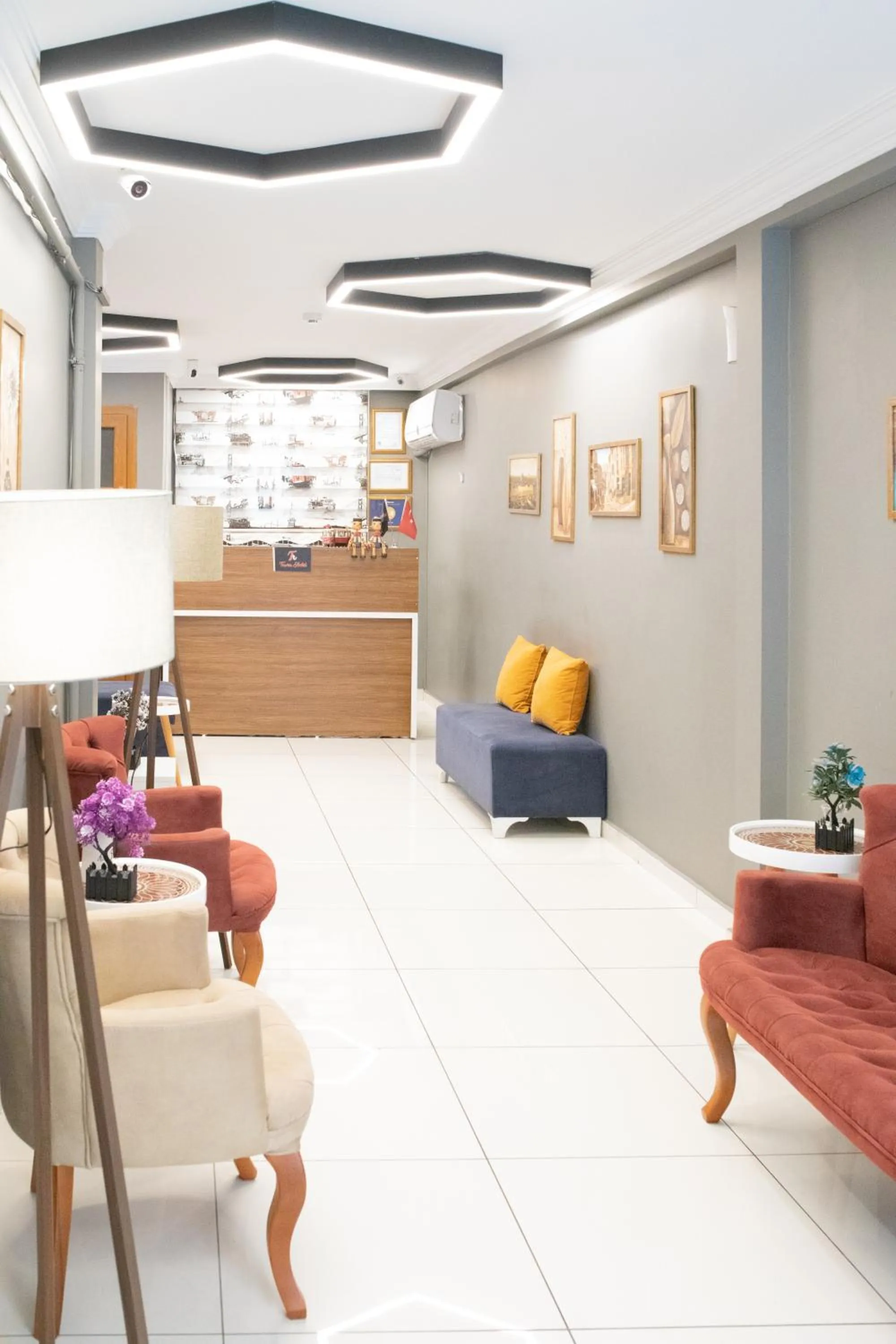 Lobby or reception in Tavra hotel