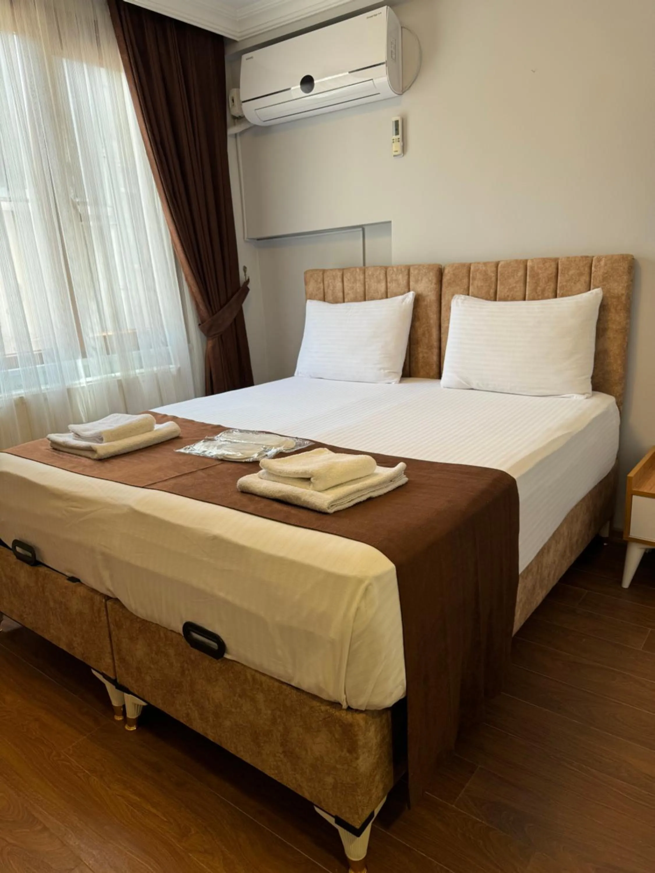 Bed in Tavra hotel