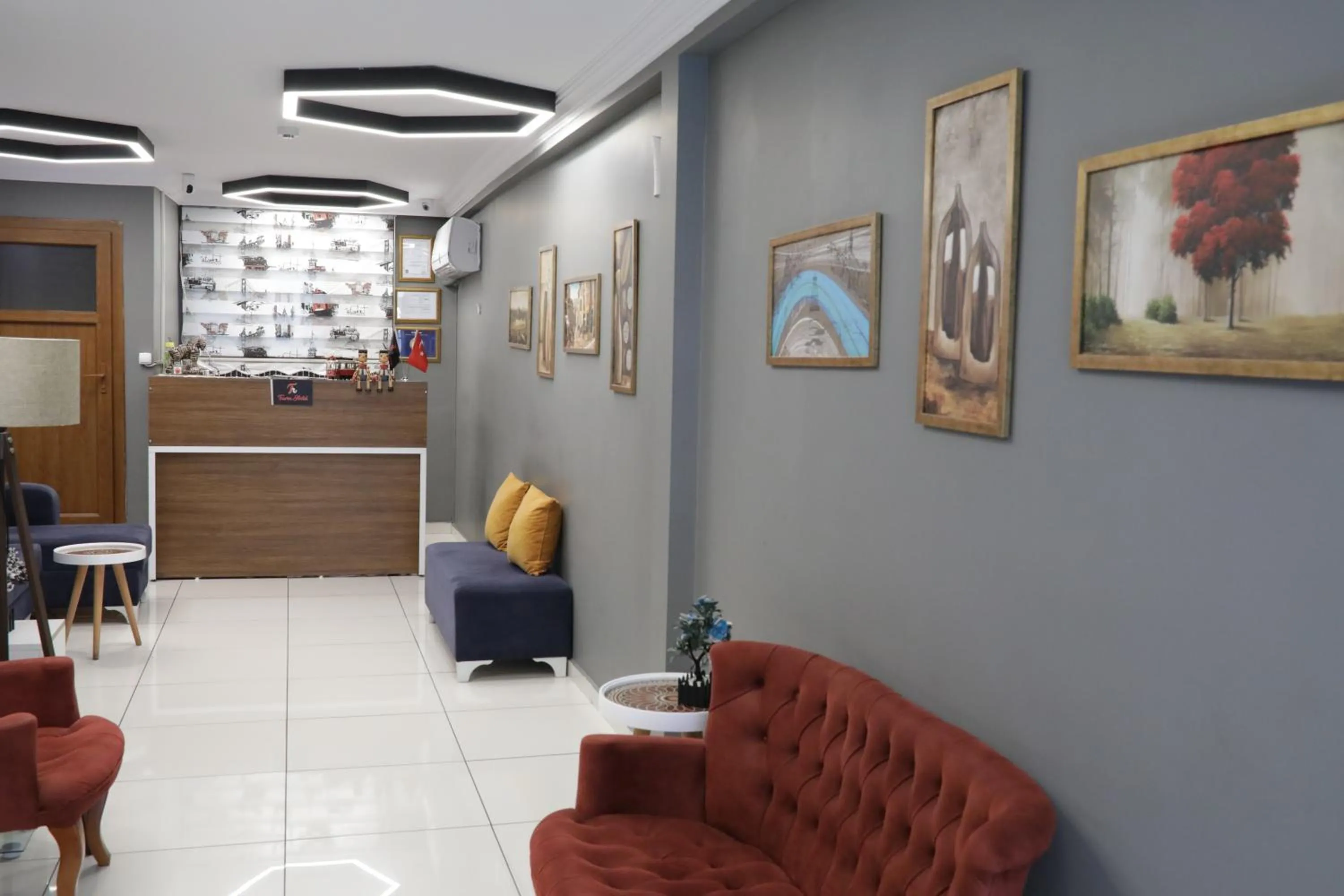 Lobby or reception in Tavra hotel