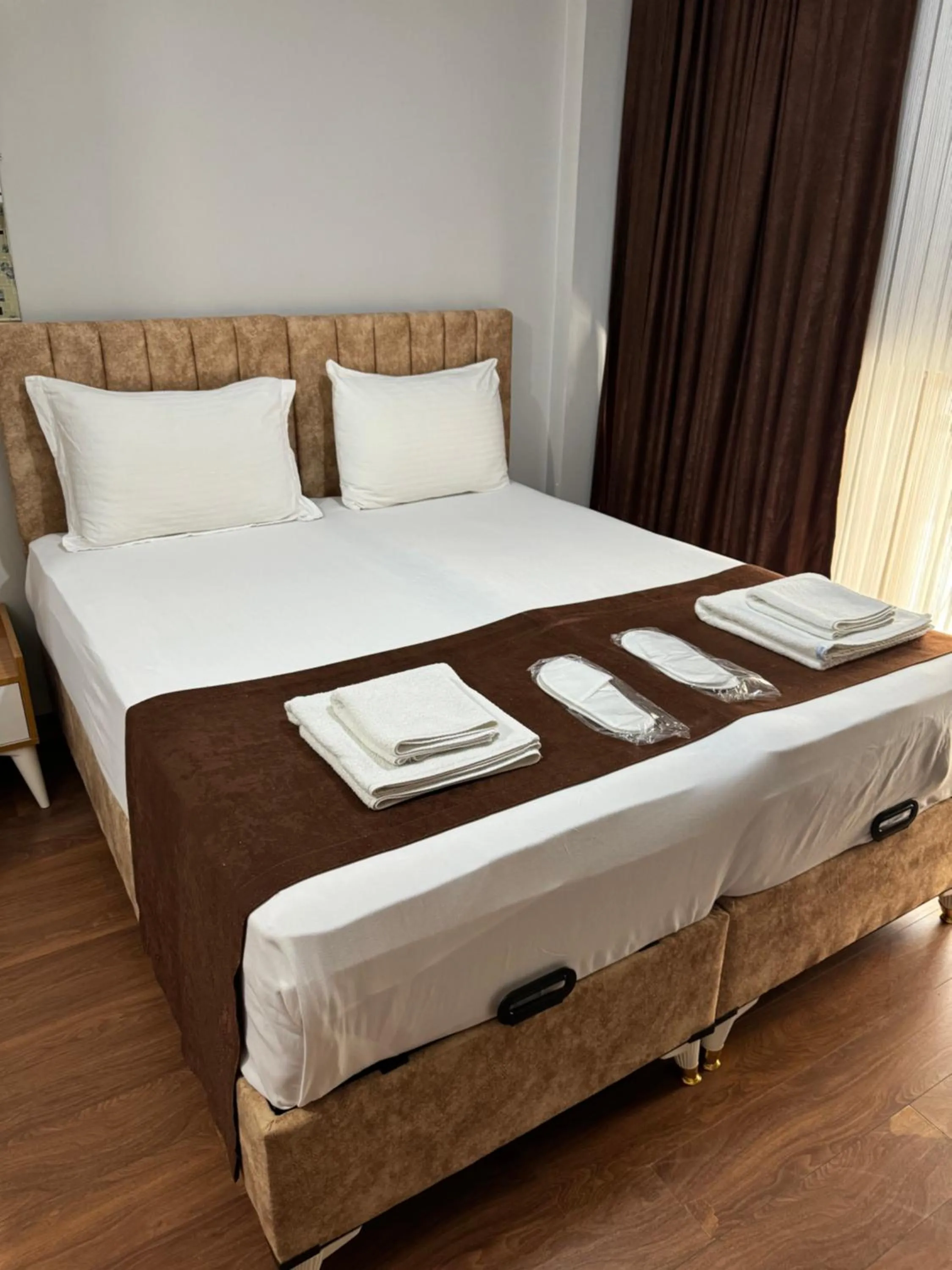 Bed in Tavra hotel