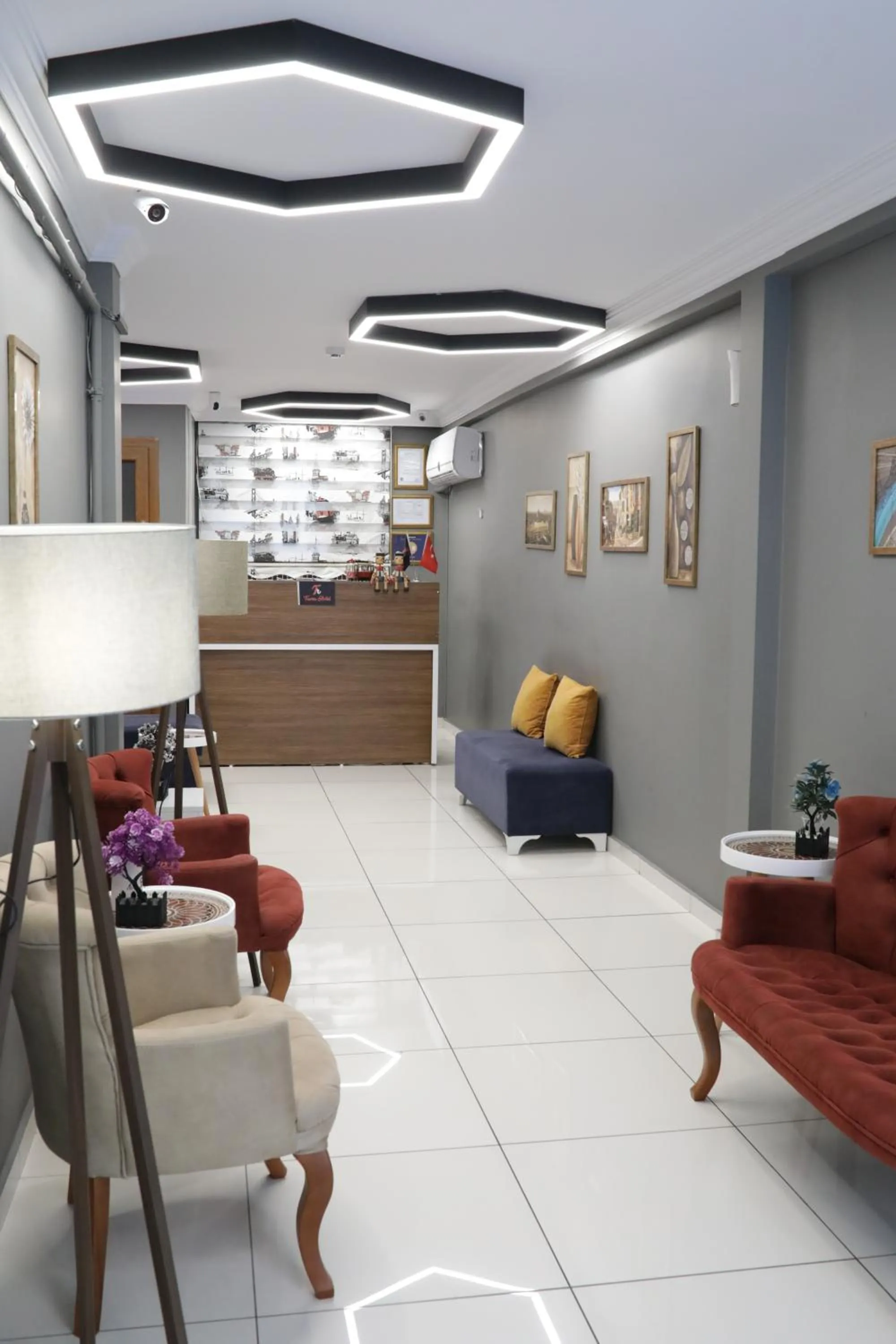 Lobby or reception in Tavra hotel