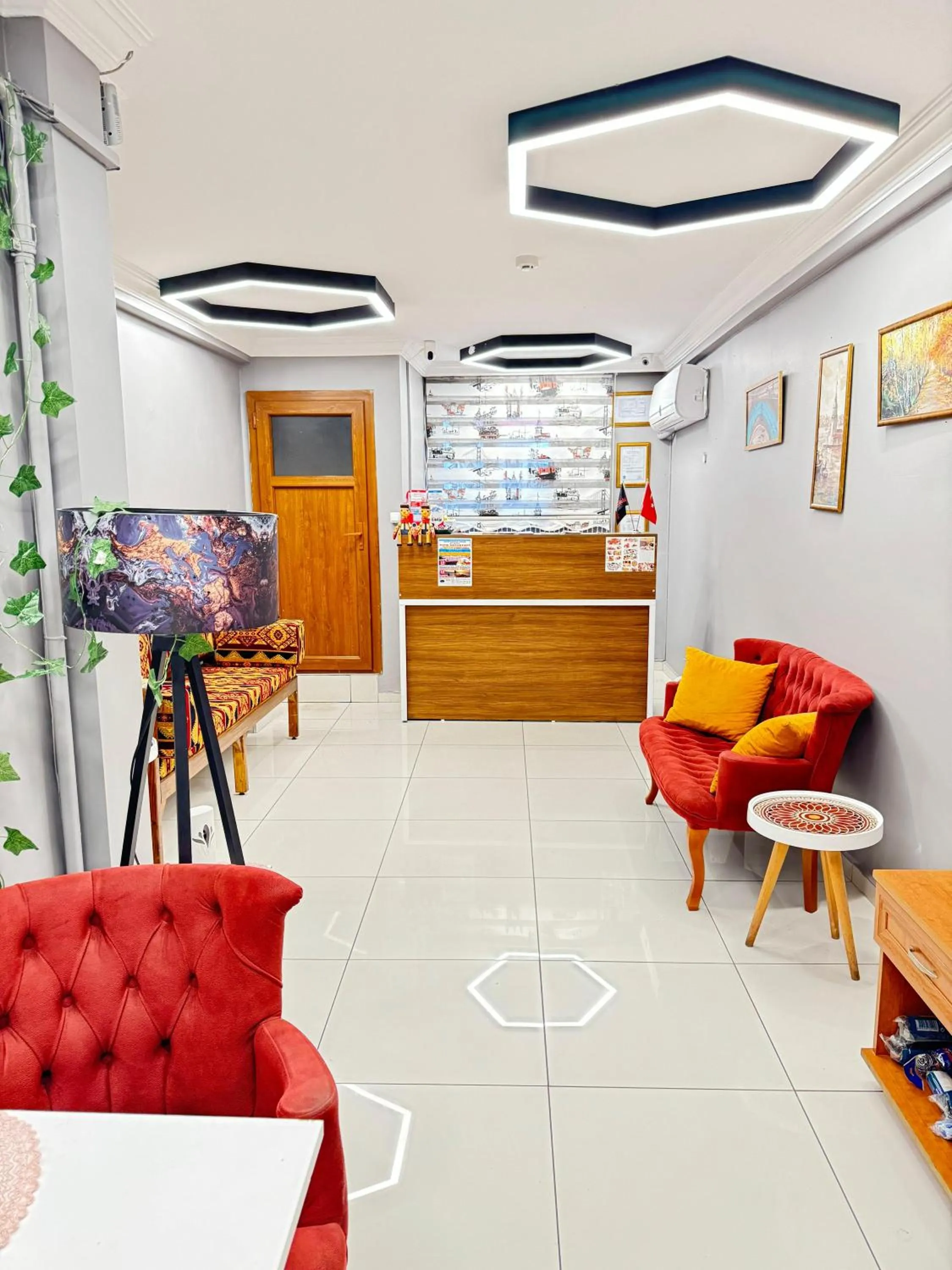 Lobby or reception in Tavra hotel