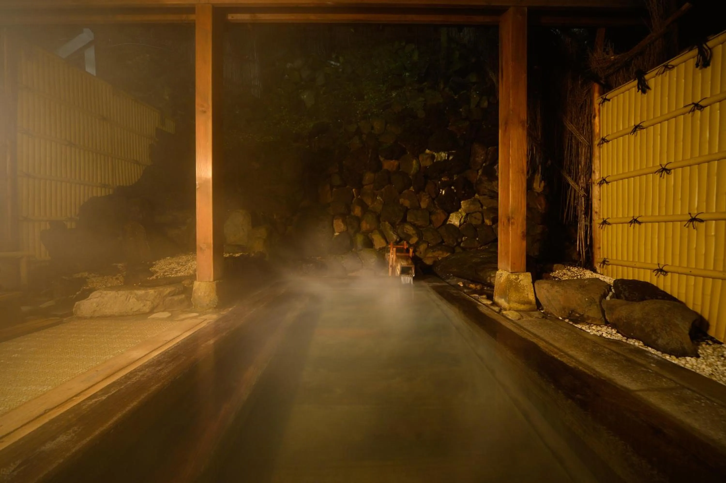 Hot Spring Bath in Osakaya Ryokan