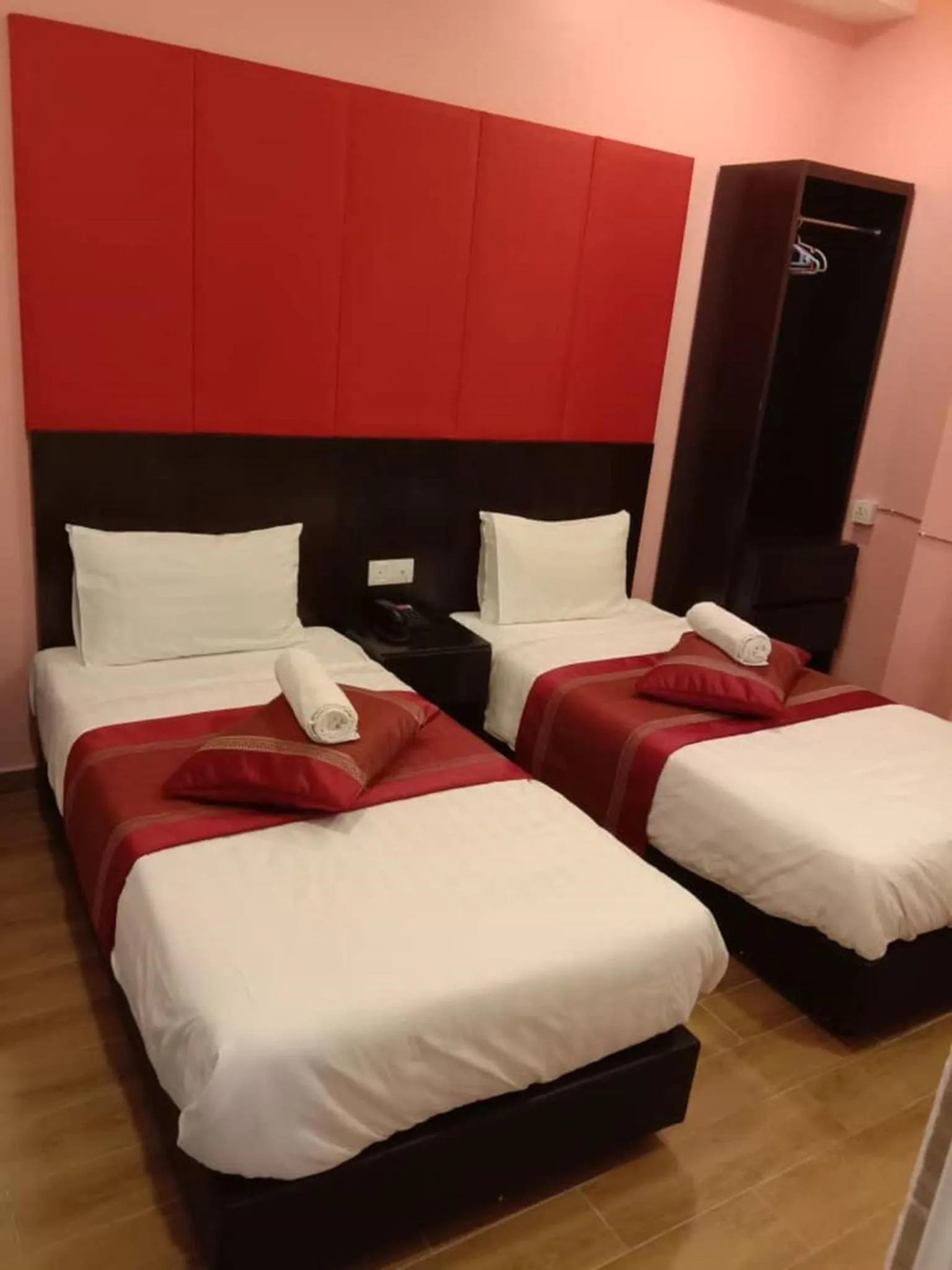 Photo of the whole room, Bed in D'Spark Hotel Bayu