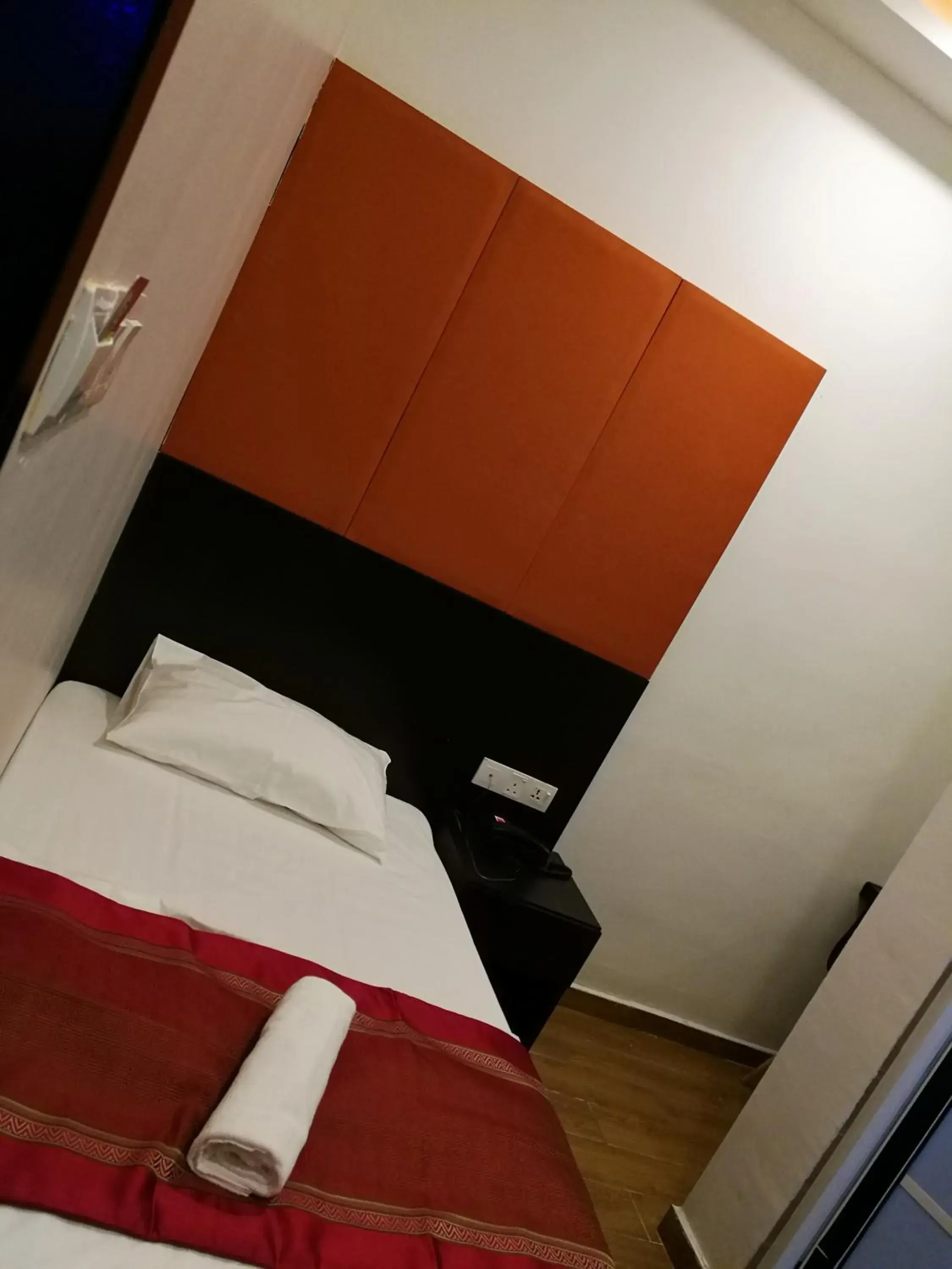 Bed in D'Spark Hotel Bayu Bed in D'Spark Hotel Bayu