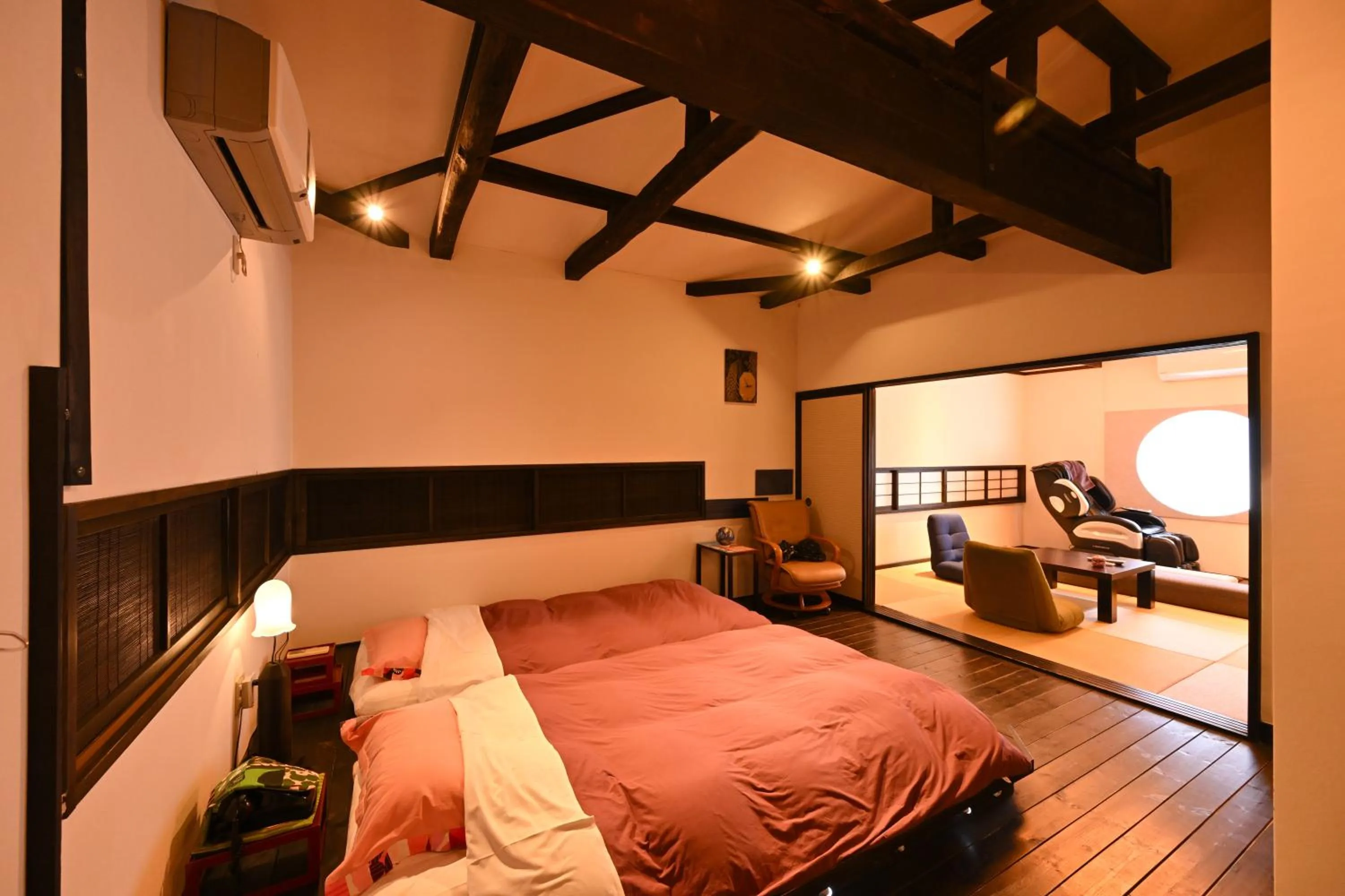 Deluxe Designer Room with Tatami Area in Akari no Yado Okabe