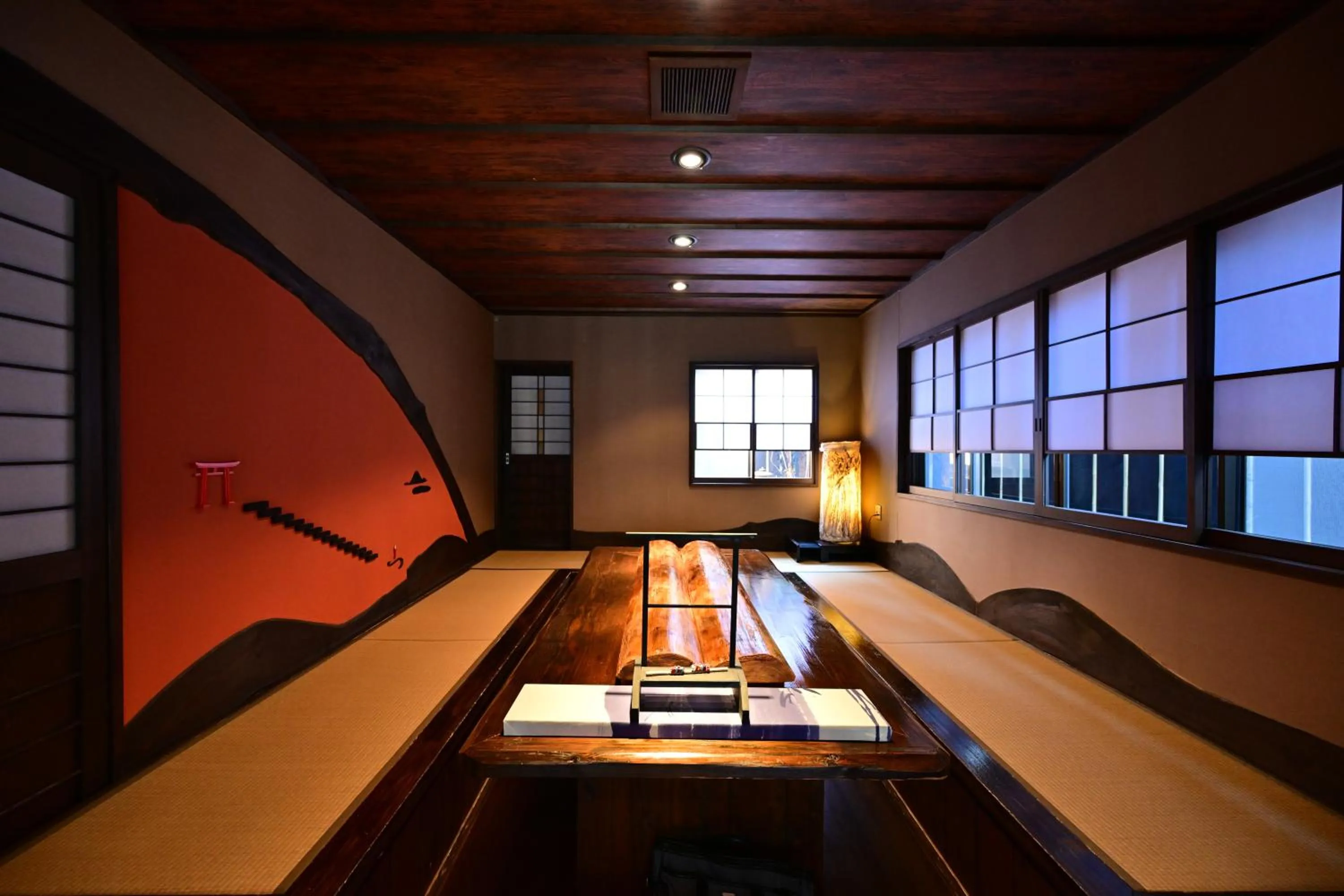 Lobby or reception in Akari no Yado Okabe