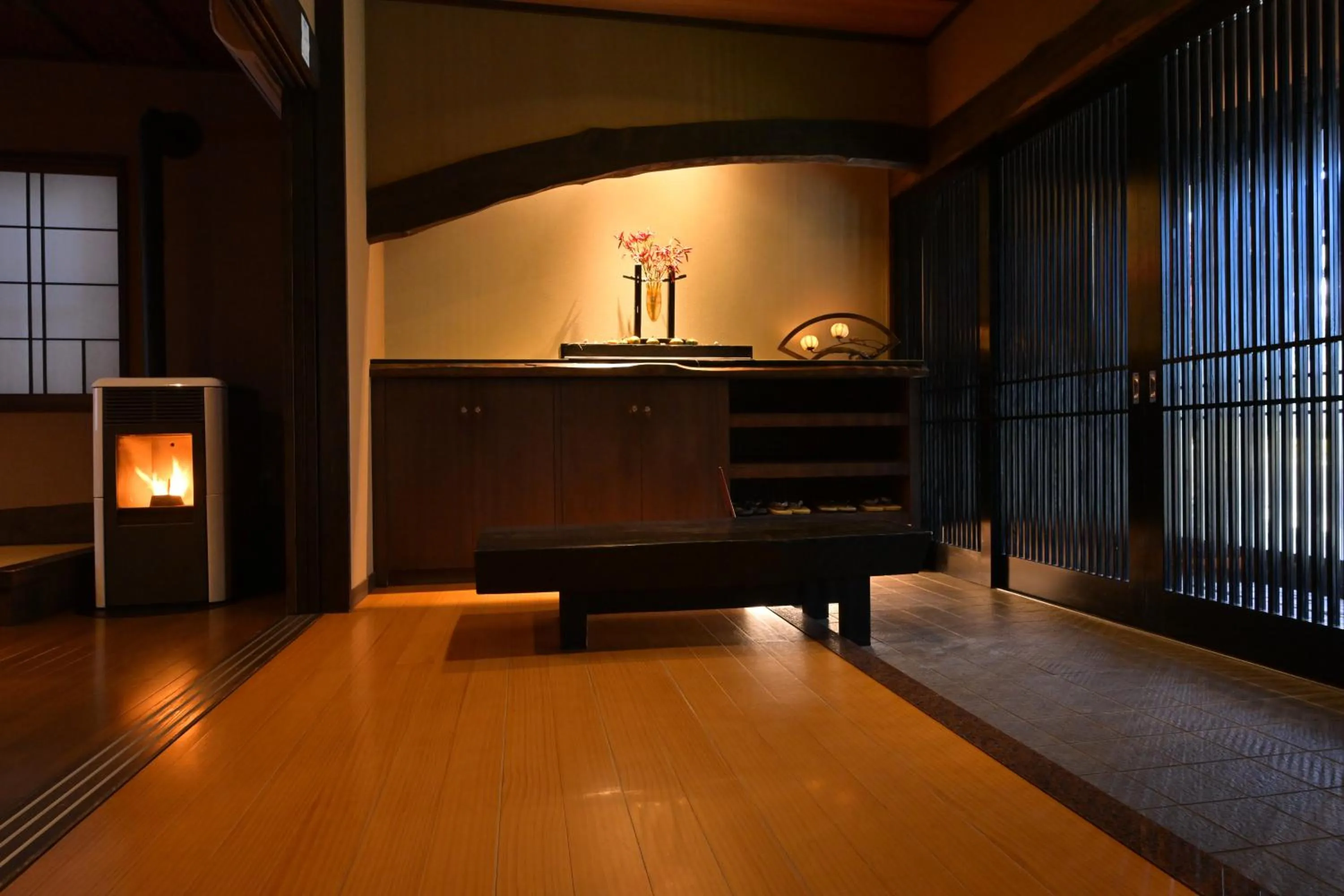 Lobby or reception in Akari no Yado Okabe