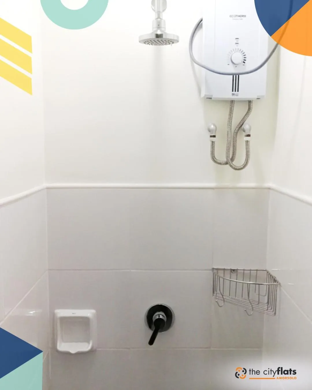 Bathroom in The City Flats Amorsolo