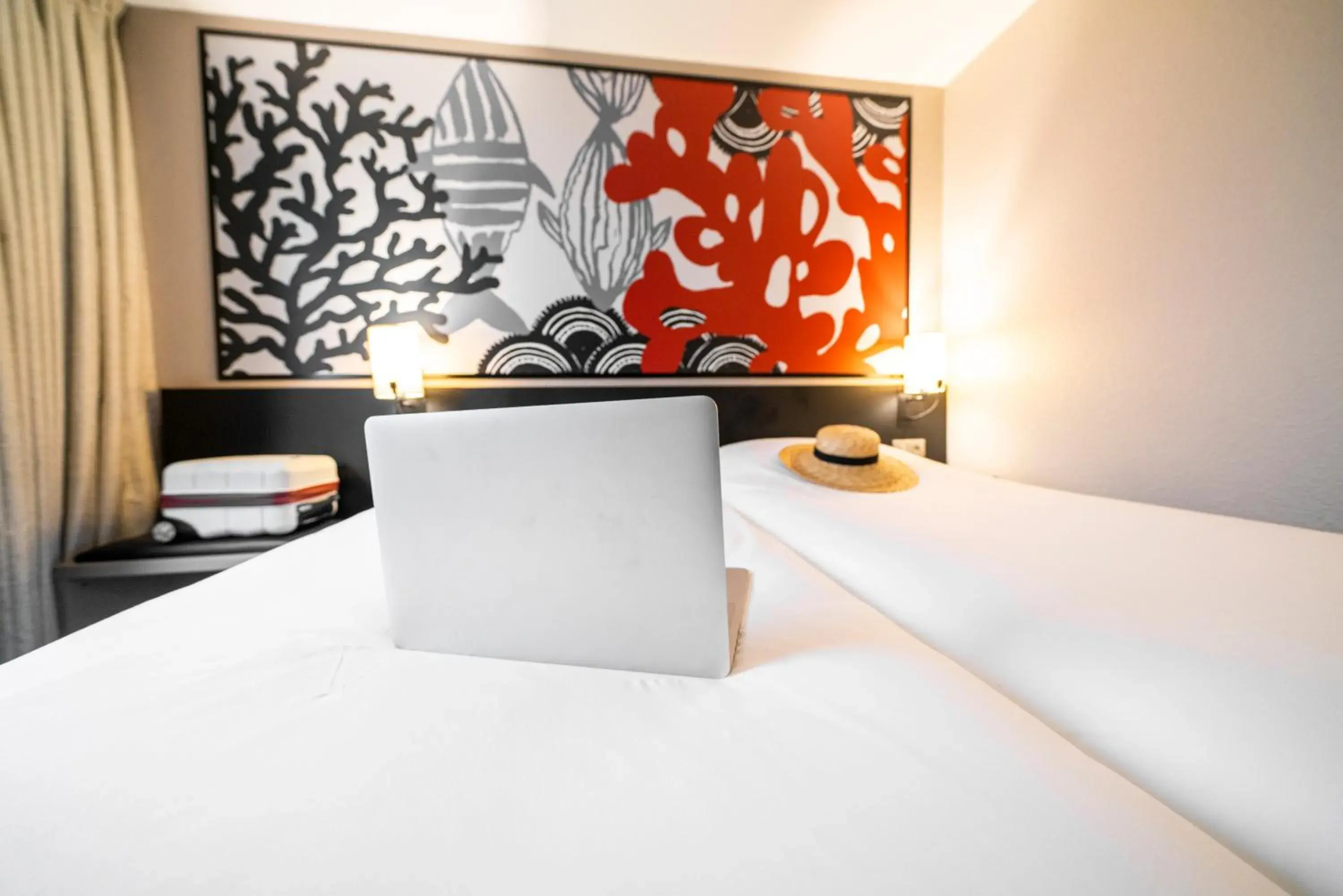 Bed in ibis Styles Saint Brieuc Plerin Bed in ibis Styles Saint Brieuc Plerin