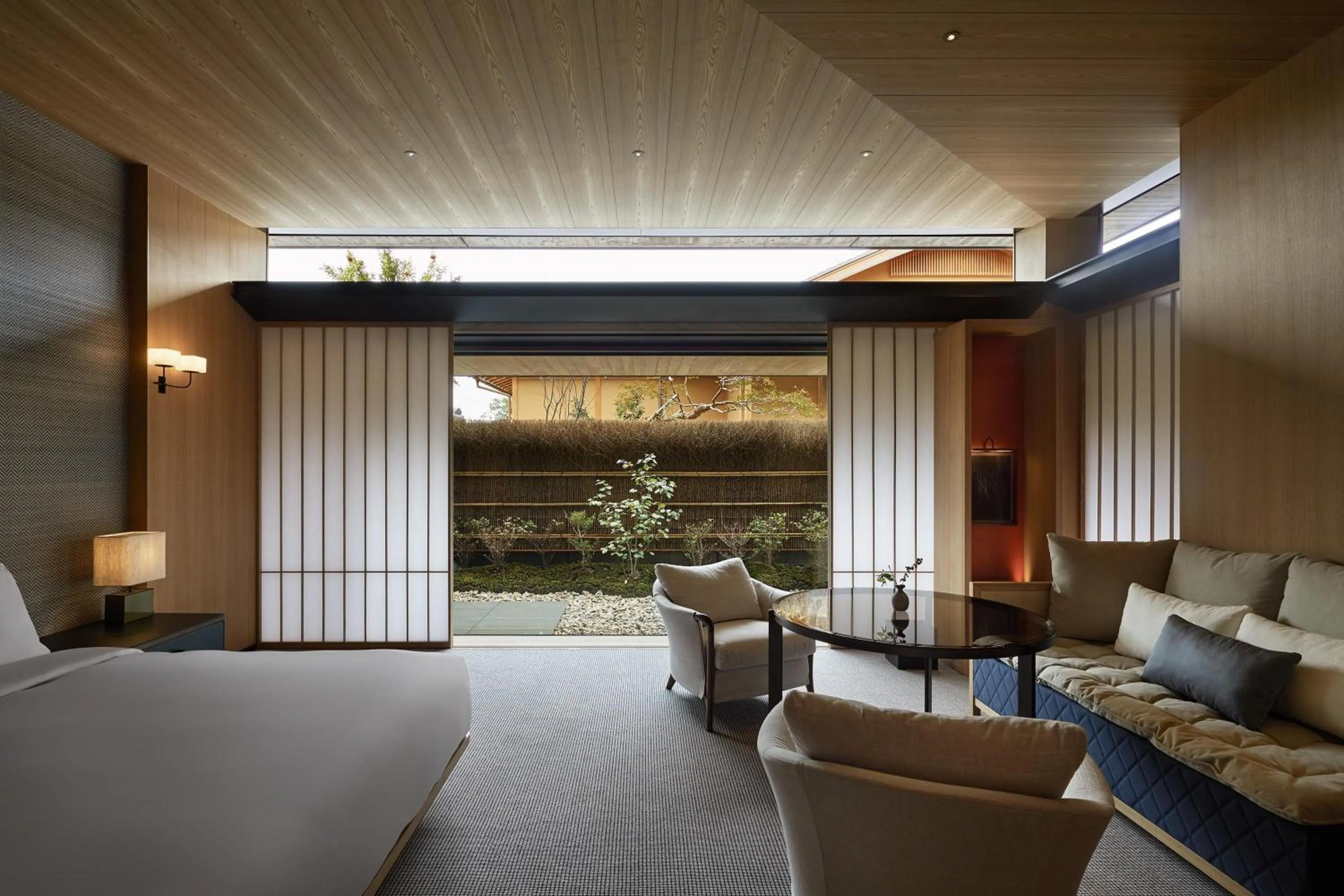 Bedroom in Park Hyatt Kyoto