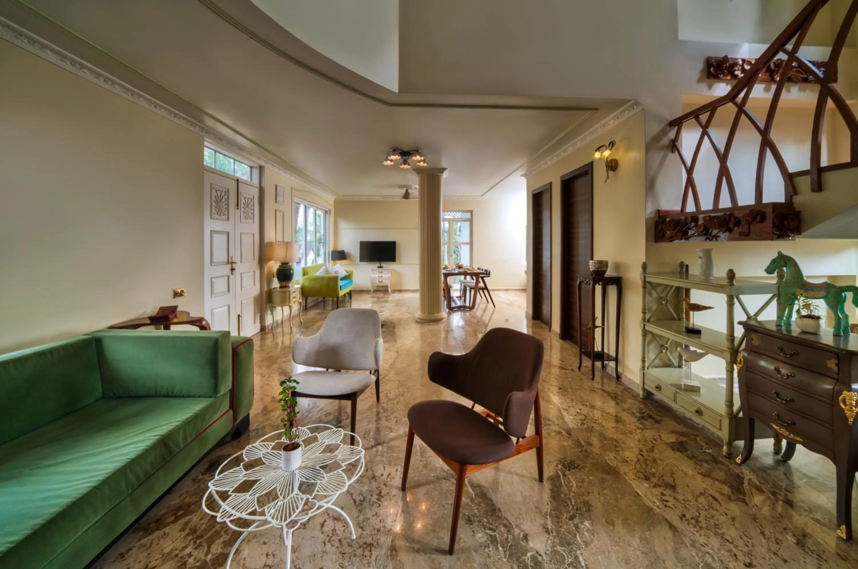 Living room in Clarks Exotica Island House, Portblair