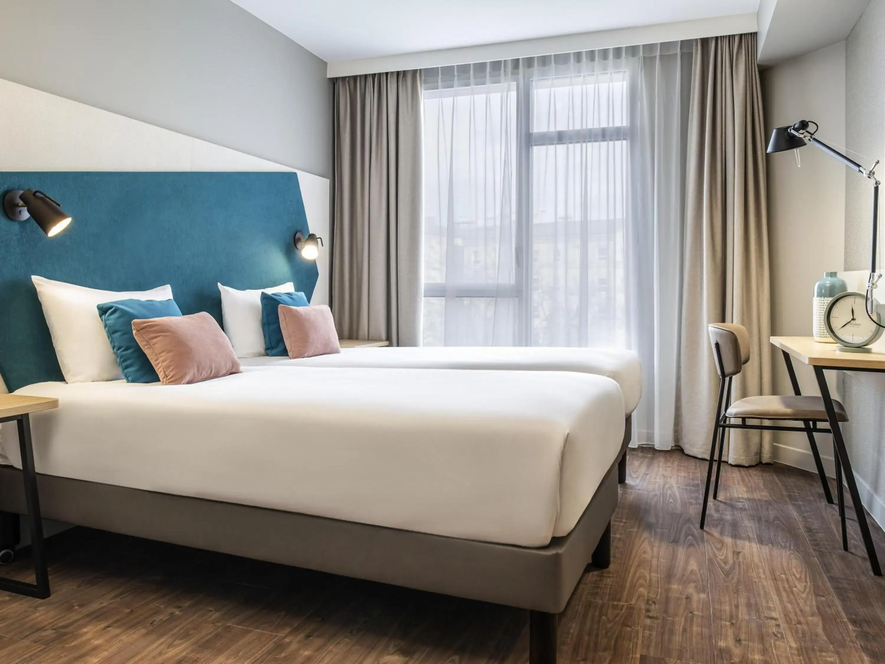 Bedroom, Bed in Aparthotel Adagio Paris Nation Bedroom, Bed in Aparthotel Adagio Paris Nation