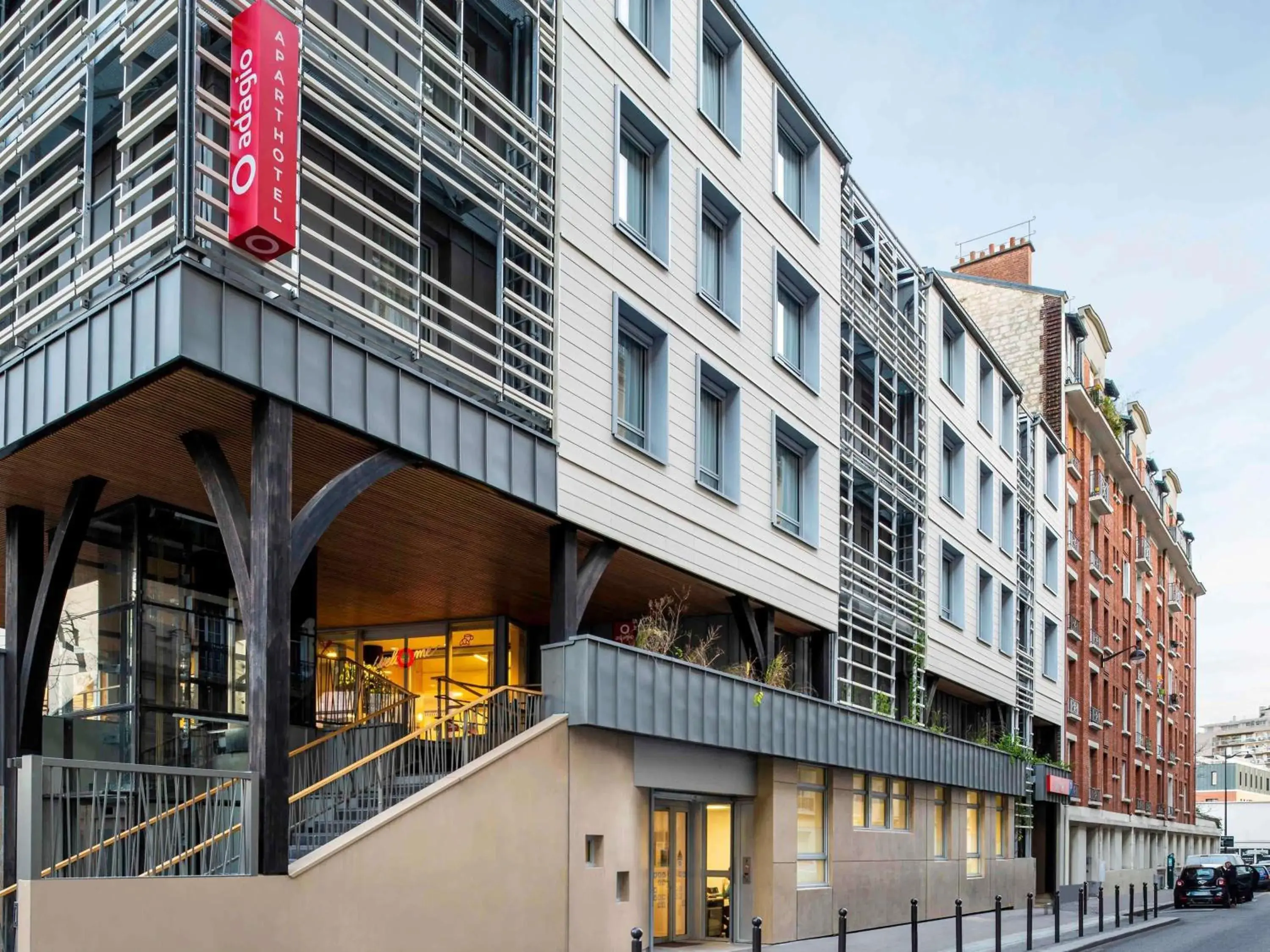 Property building in Aparthotel Adagio Paris Nation Property building in Aparthotel Adagio Paris Nation