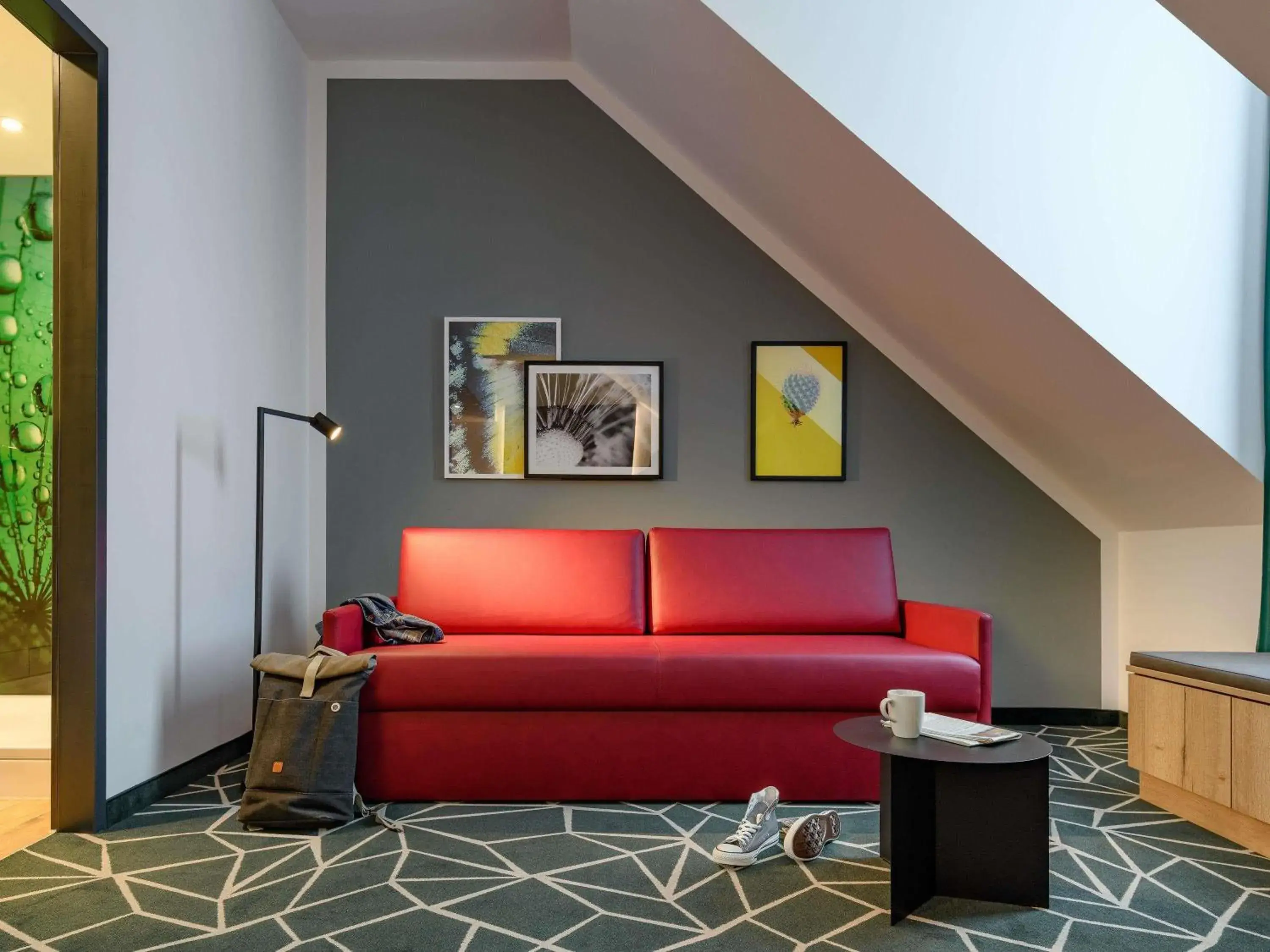 Bedroom in Ibis Styles Aschaffenburg Bedroom in Ibis Styles Aschaffenburg