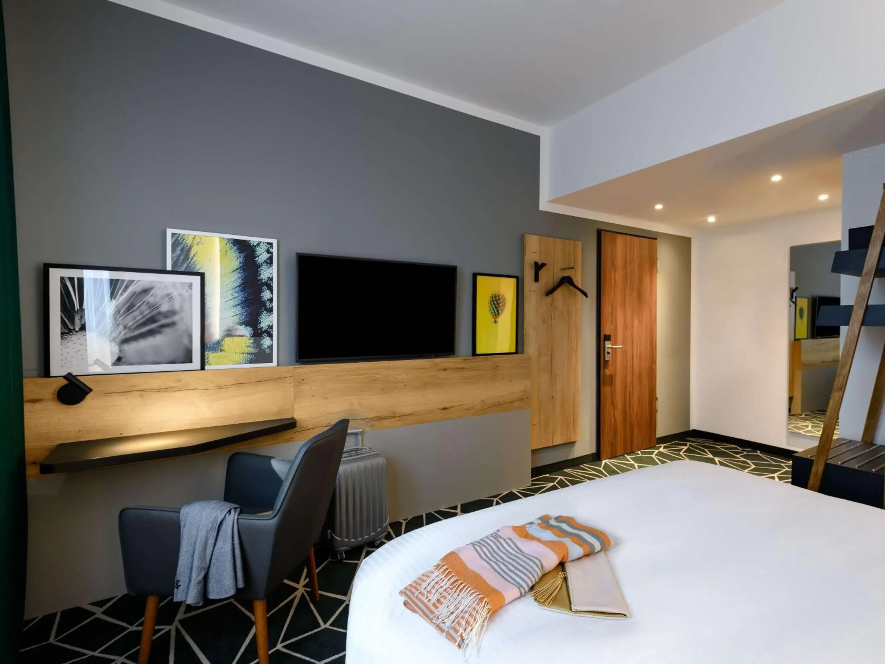 Bedroom, Bed in Ibis Styles Aschaffenburg Bedroom, Bed in Ibis Styles Aschaffenburg