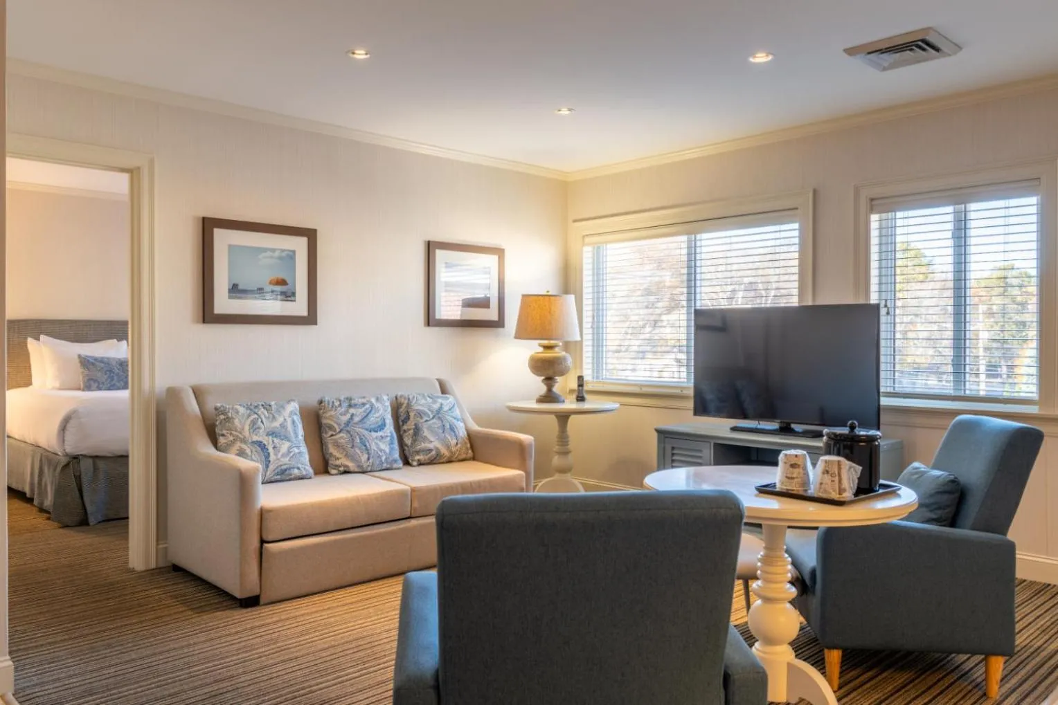 Living room in Juniper Hill Inn