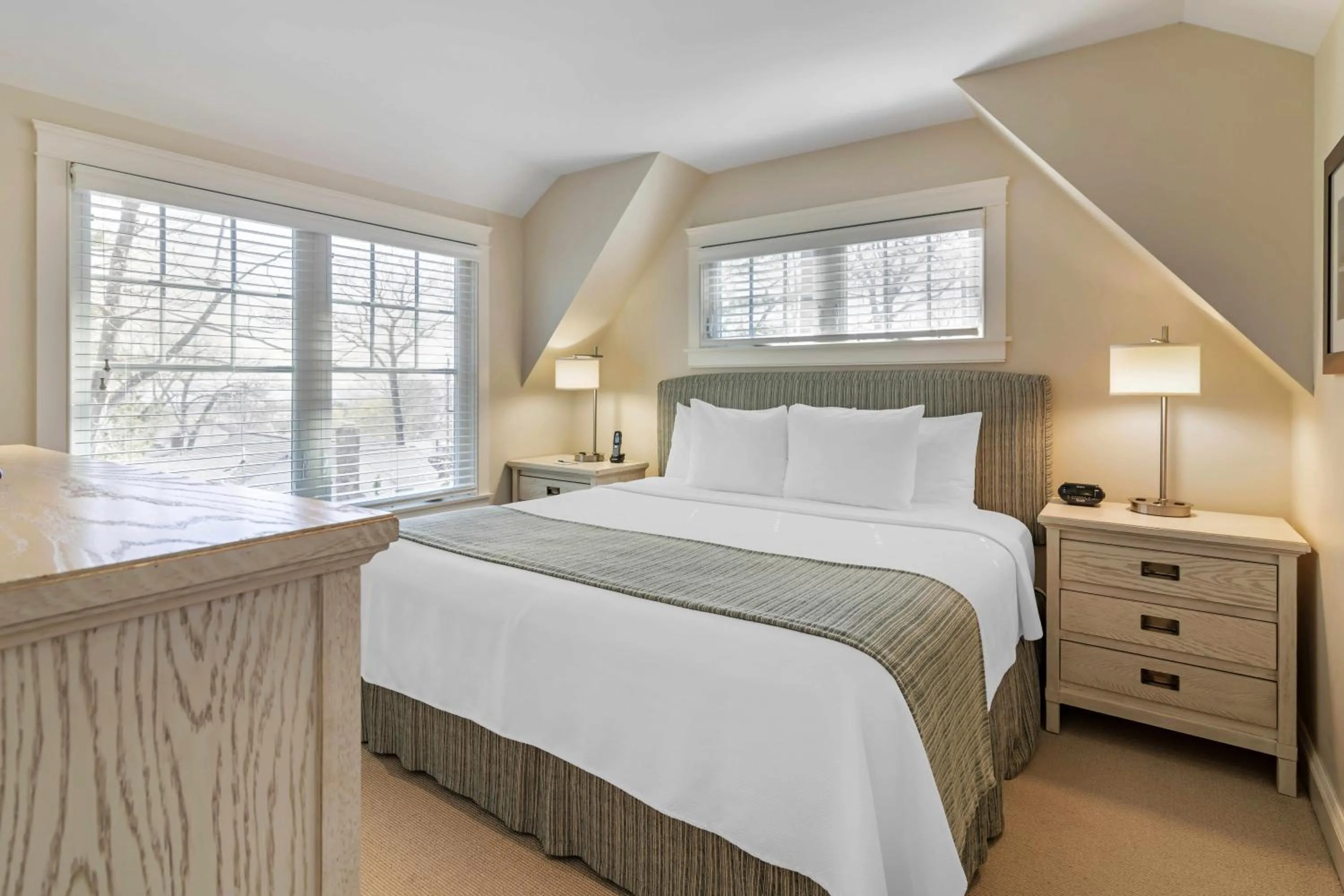 Bed in Juniper Hill Inn