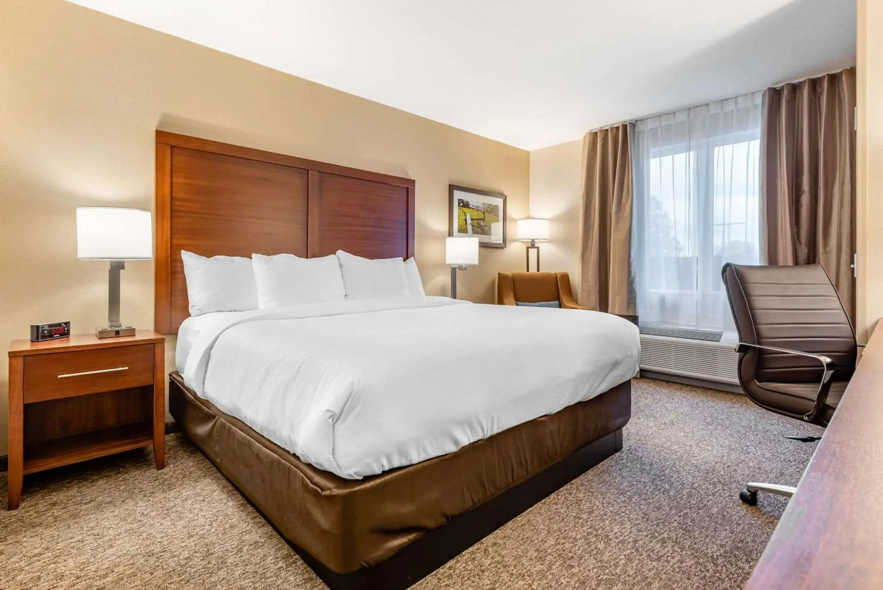 Bedroom, Bed in Comfort Inn & Suites Bedroom, Bed in Comfort Inn & Suites