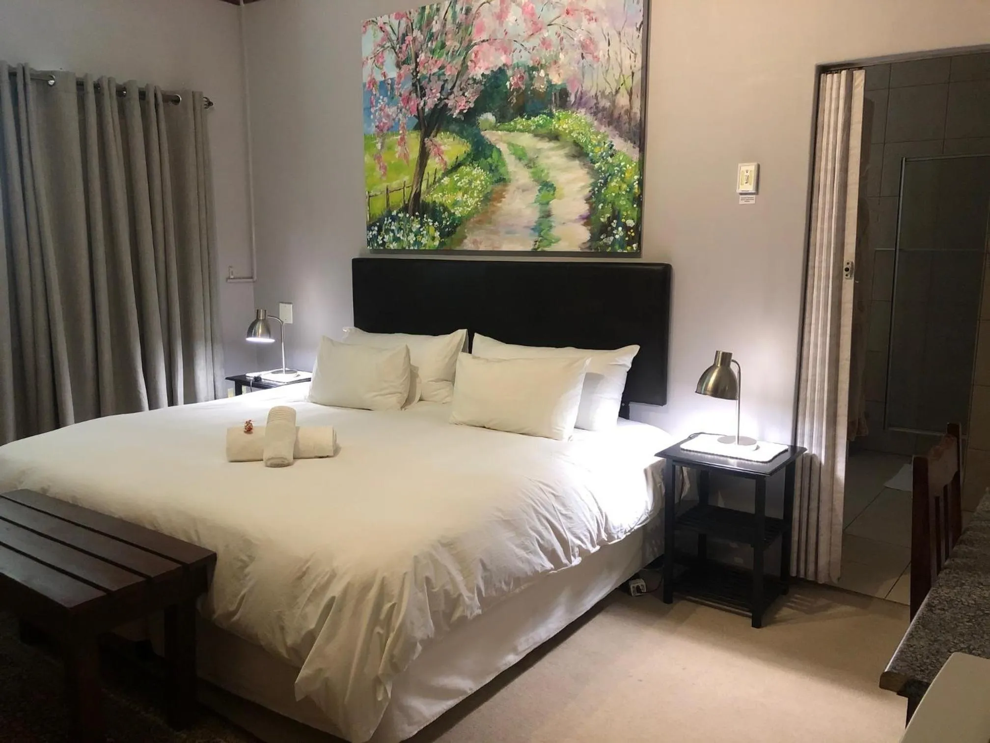 Bed in Kliprand Guest House