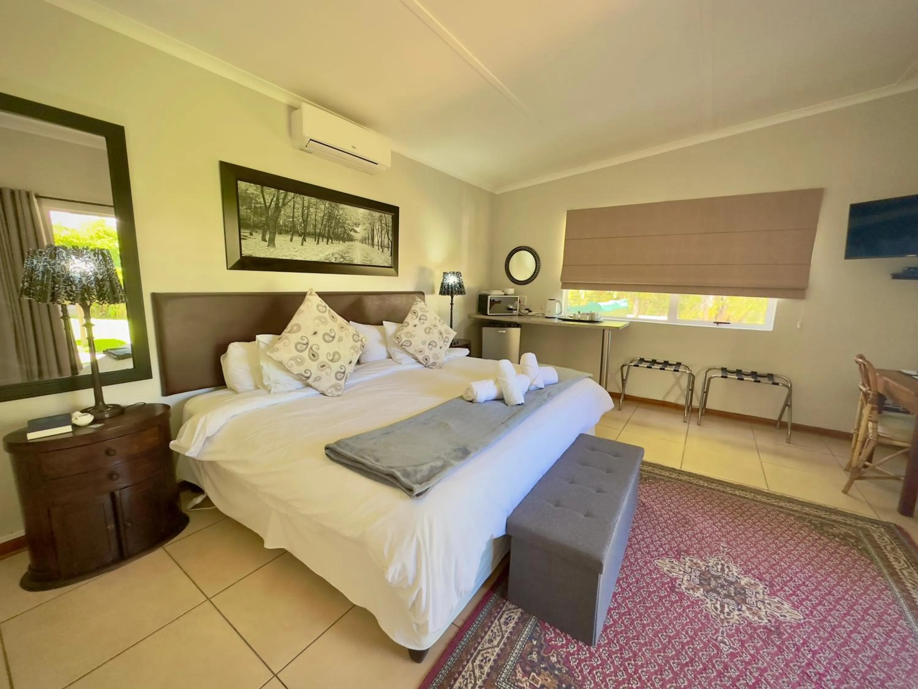 Bed in Kliprand Guest House