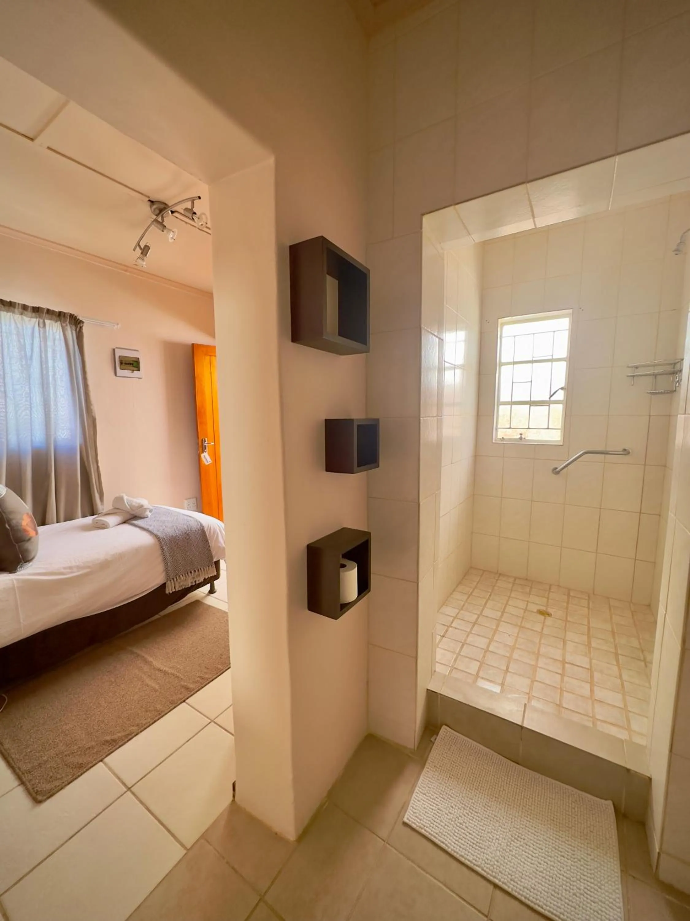 Bed in Kliprand Guest House