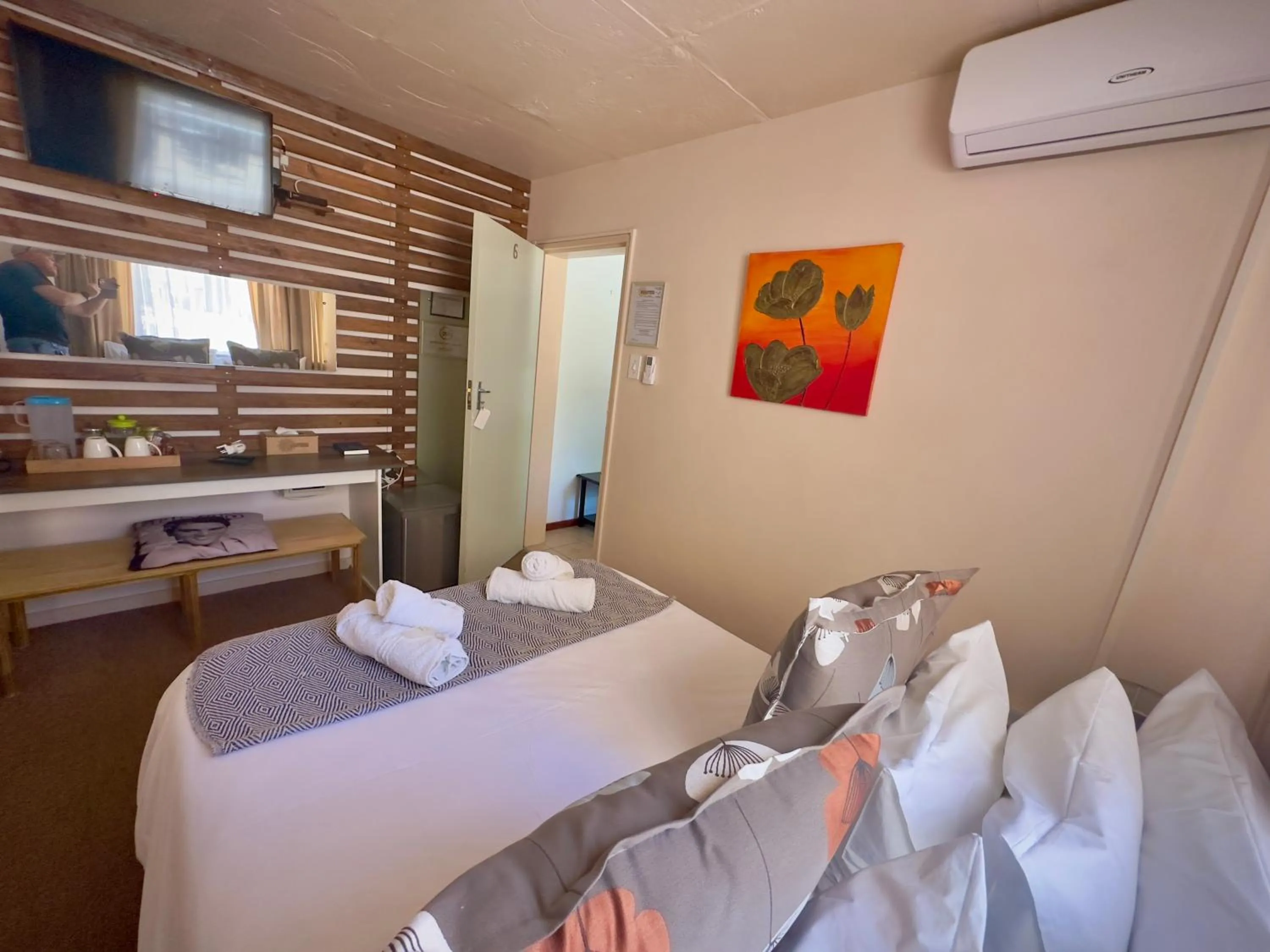 Bed in Kliprand Guest House