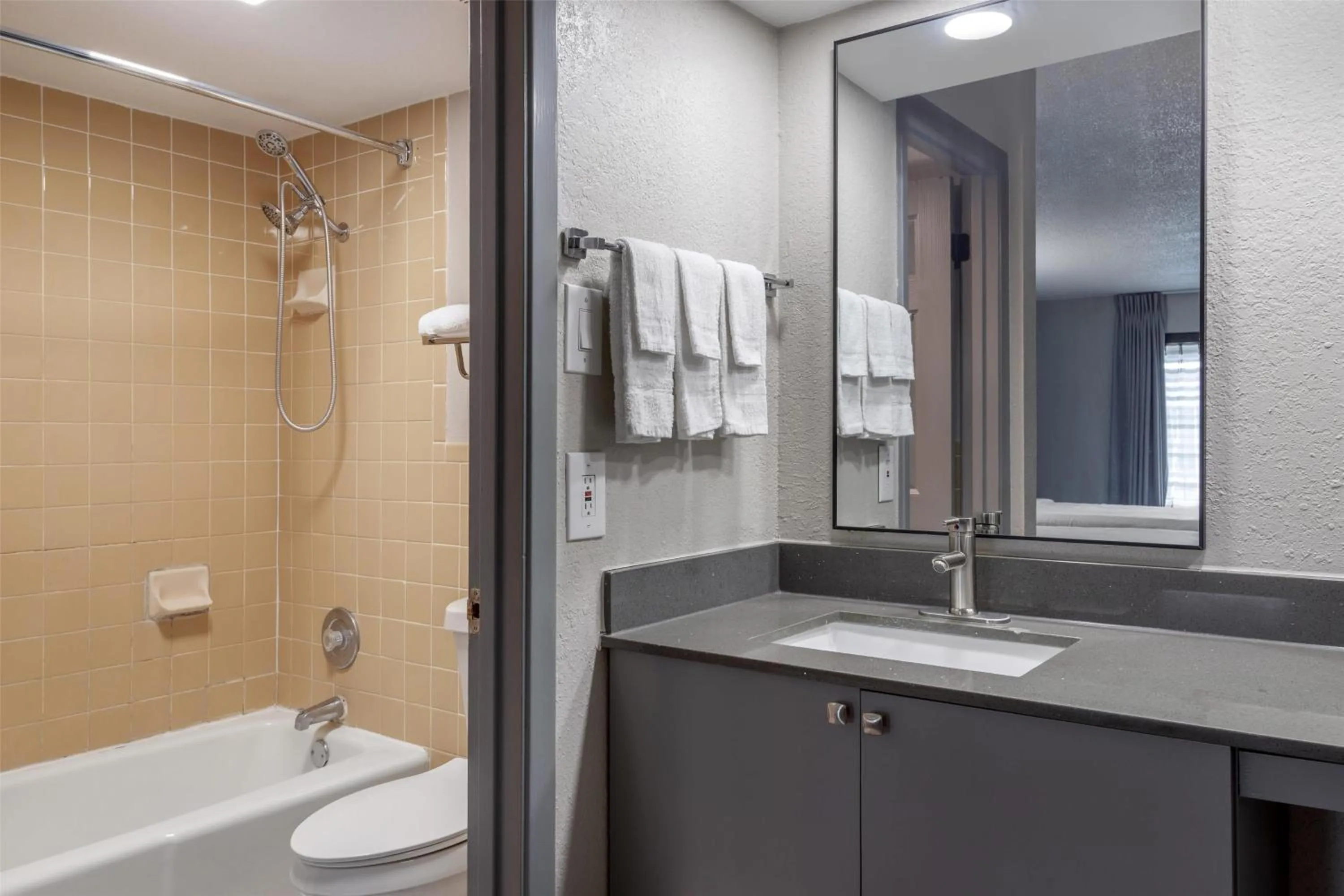 Bathroom in SureStay by Best Western Victoria
