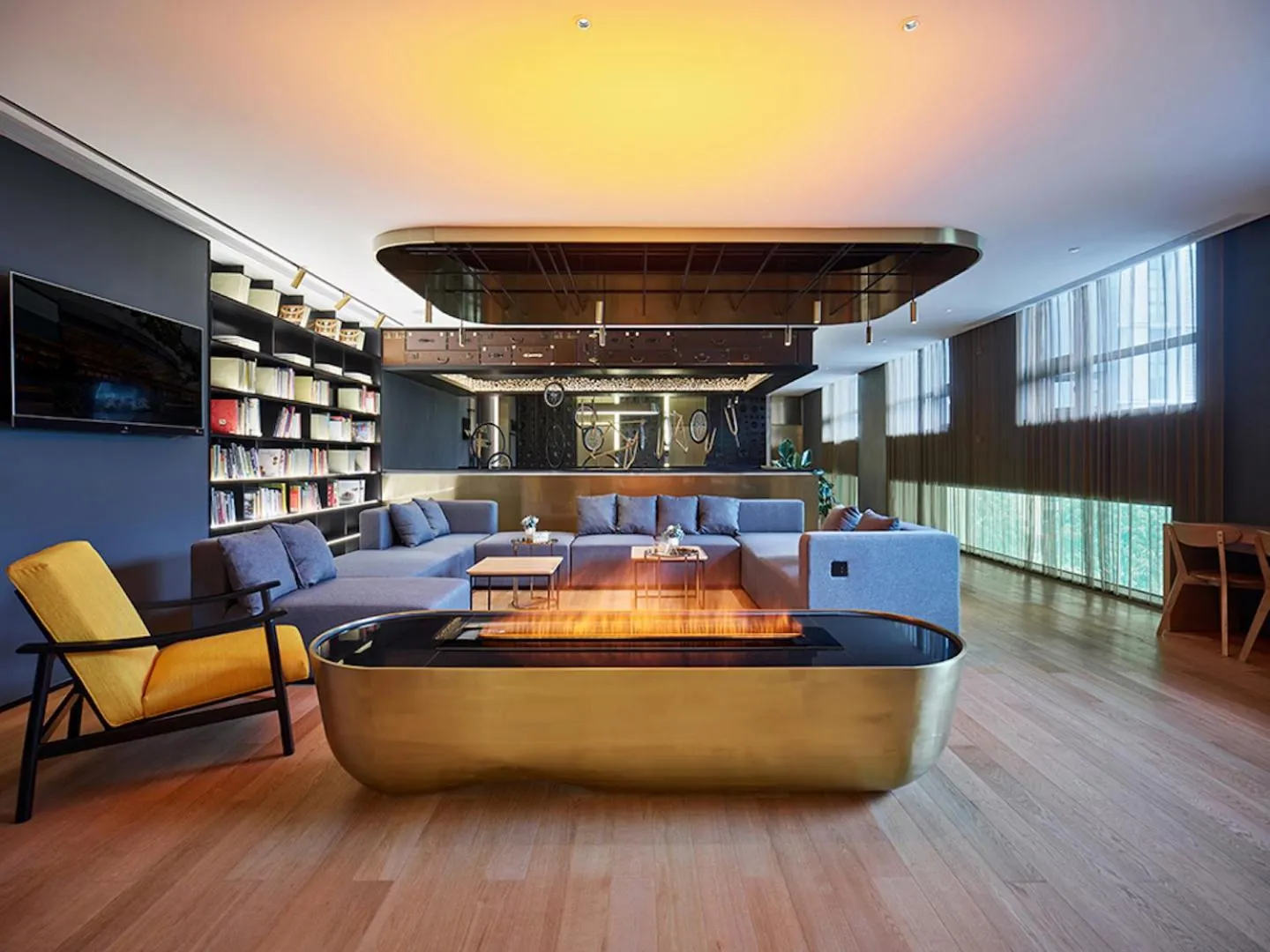 Seating area in CitiGO Hotel X Zhangjiang Shanghai