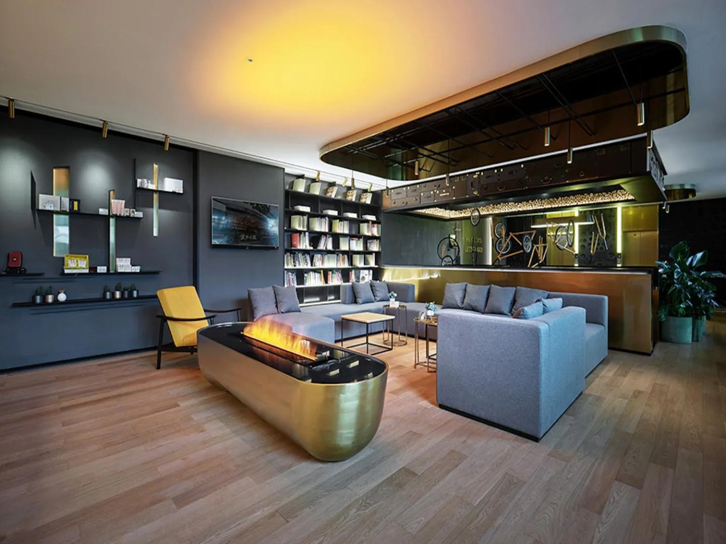 Seating area in CitiGO Hotel X Zhangjiang Shanghai