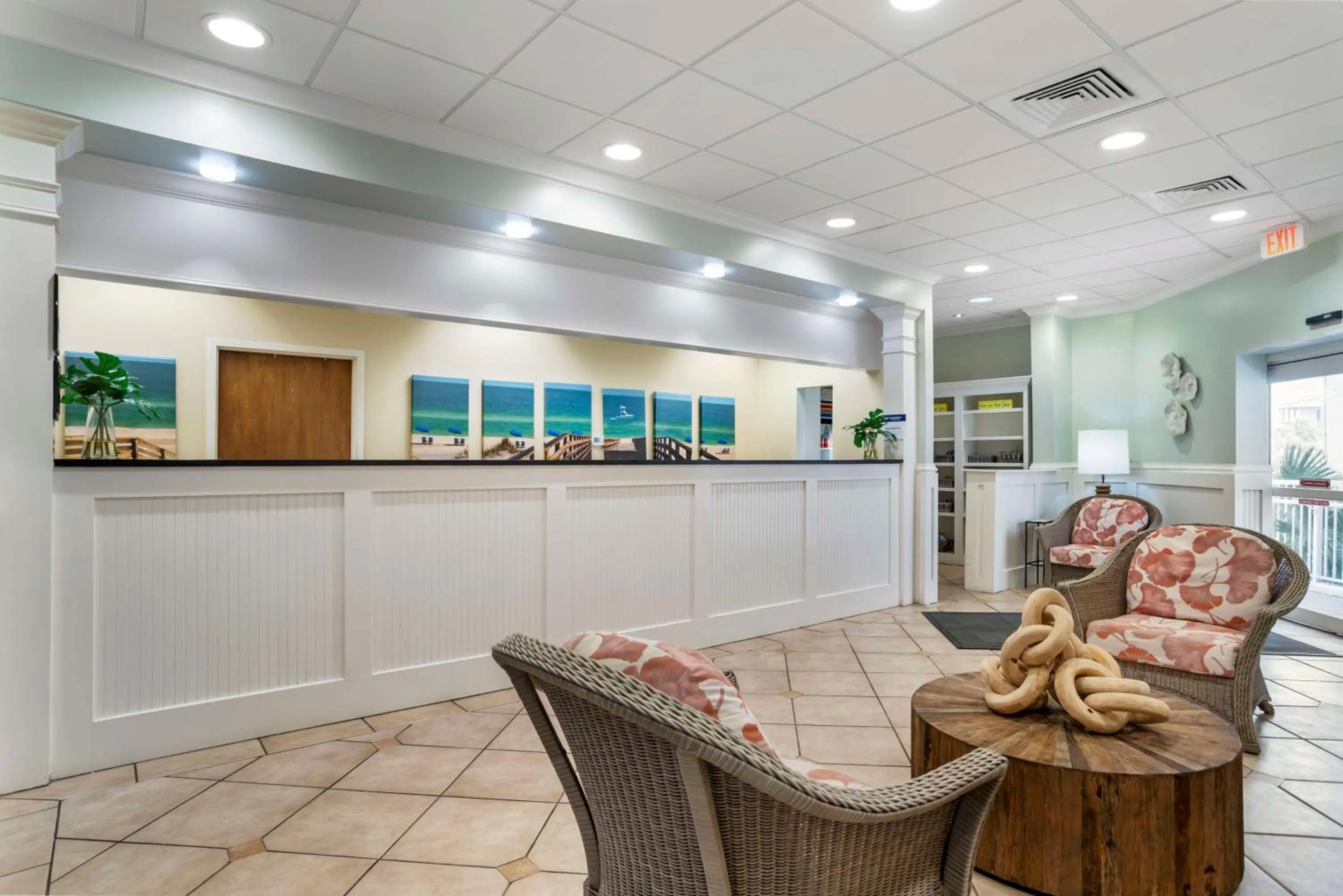 Lobby or reception in Best Western on the Beach