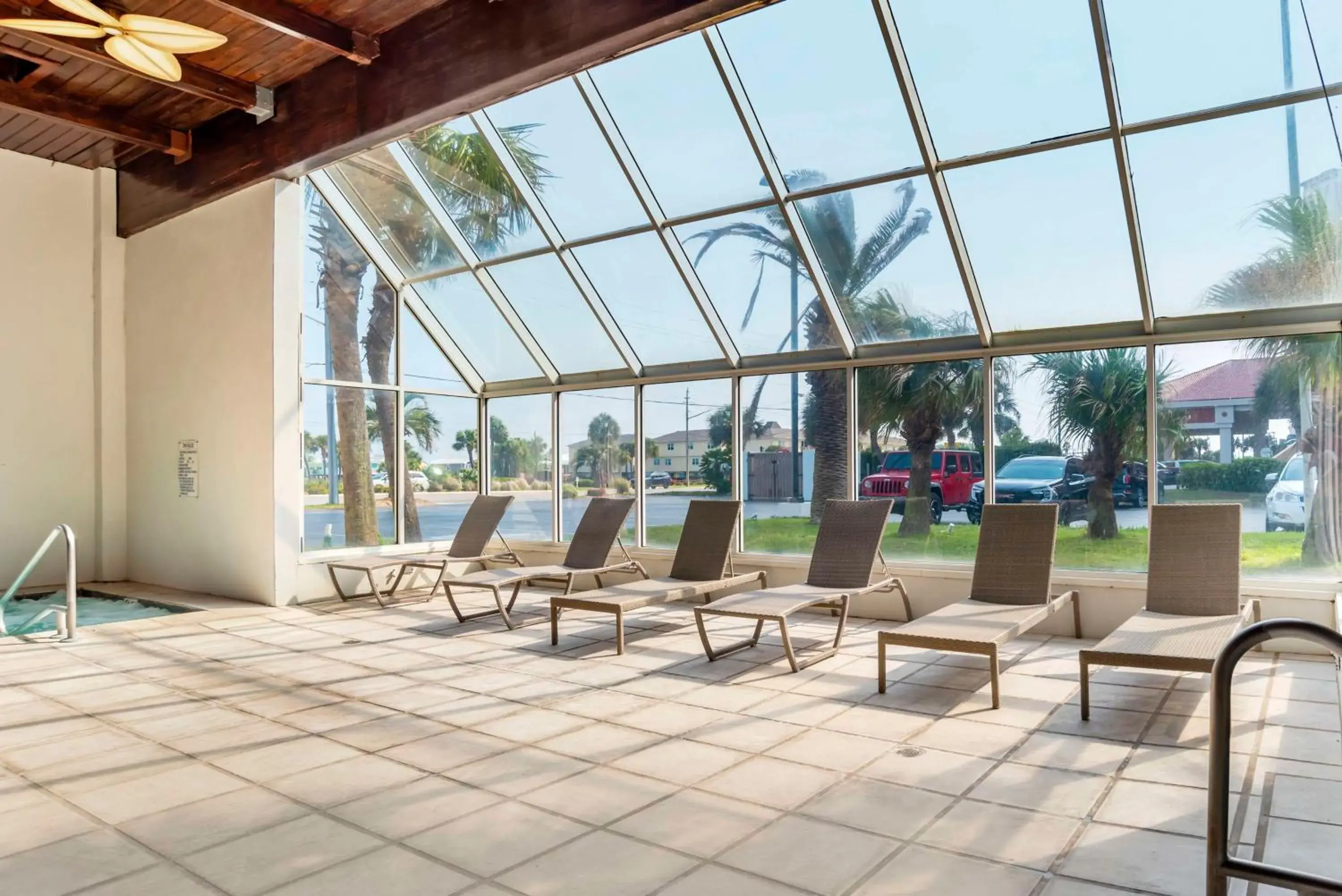 Pool view in Best Western on the Beach Pool view in Best Western on the Beach