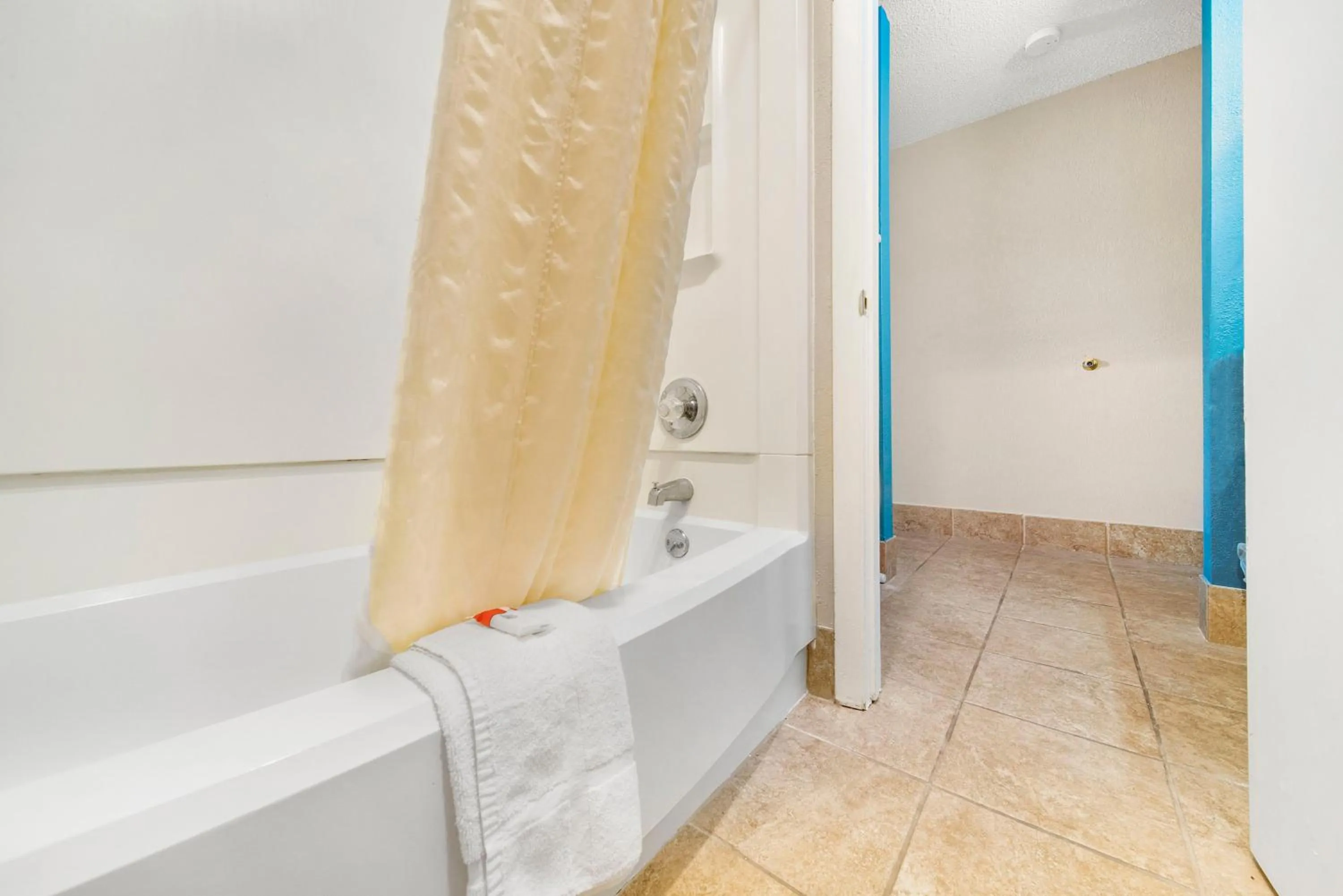 Bathroom in Baymont by Wyndham Muncie Near Ball State University