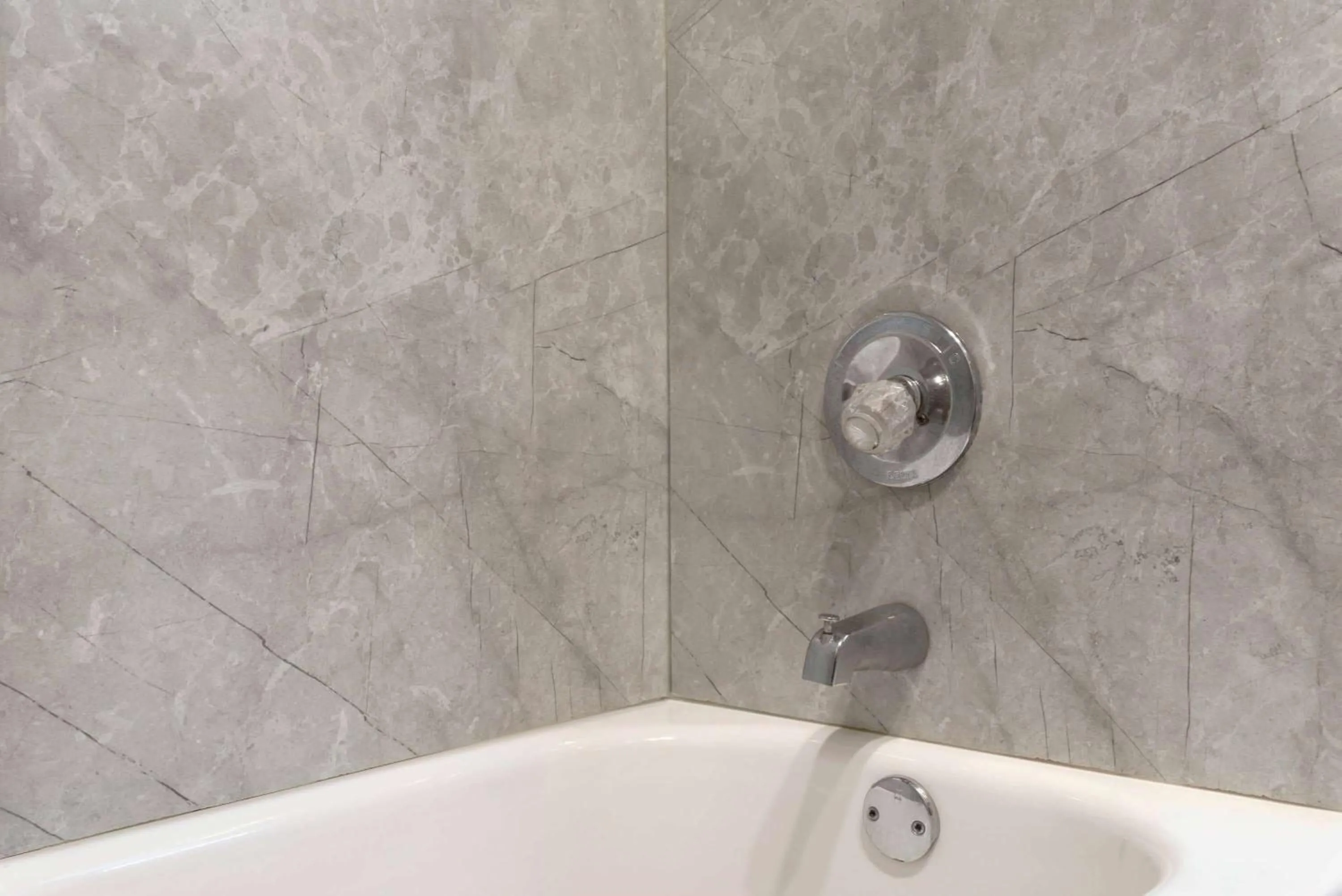 Bathroom in Baymont by Wyndham Muncie Near Ball State University