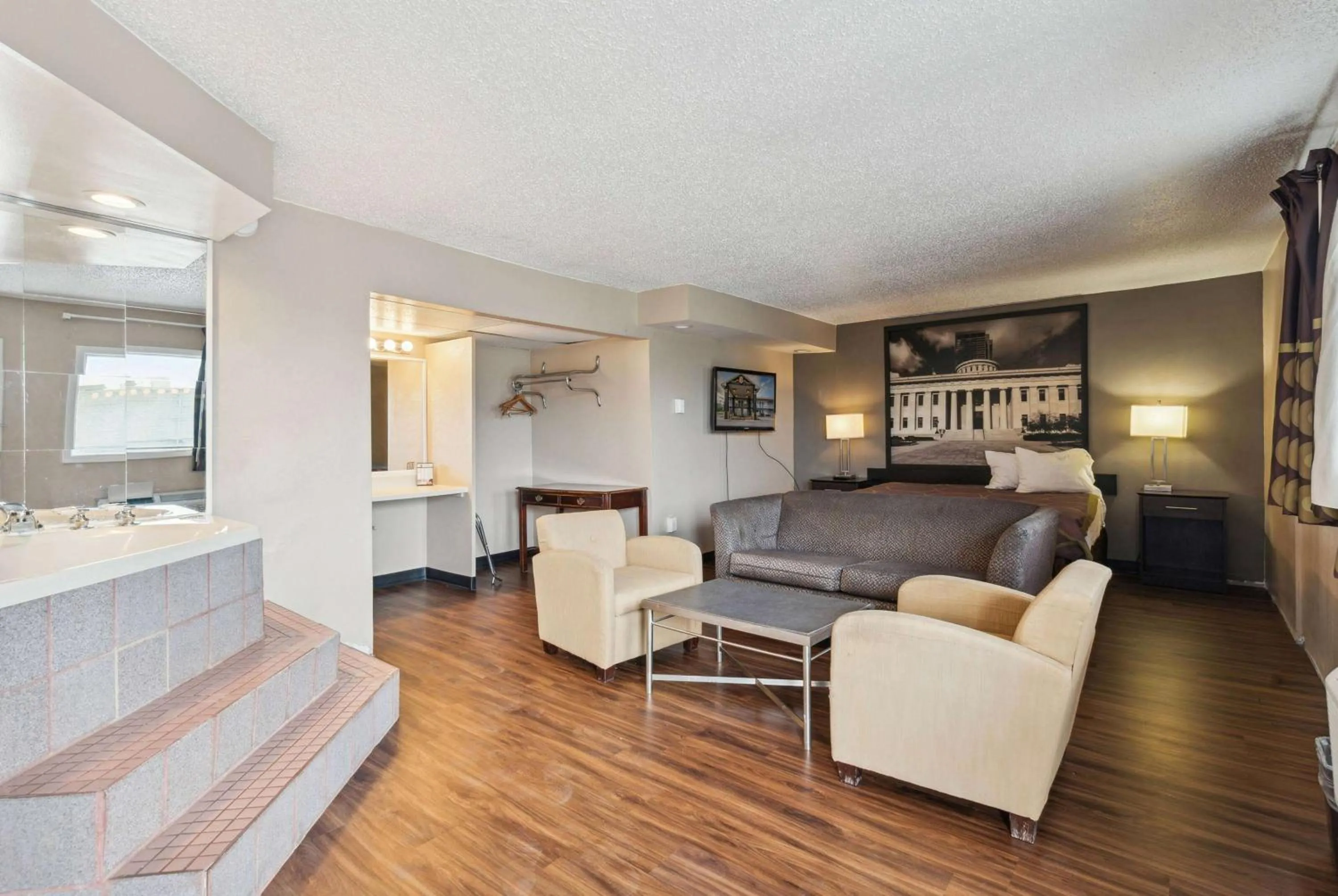 Photo of the whole room in Super 8 by Wyndham Millbury/Toledo