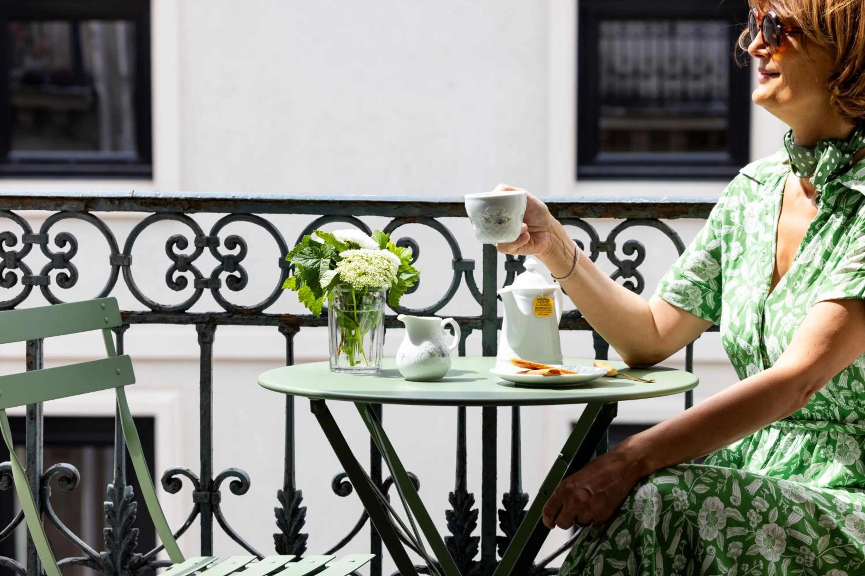 Balcony/Terrace in Hôtel Le Saint Gregoire