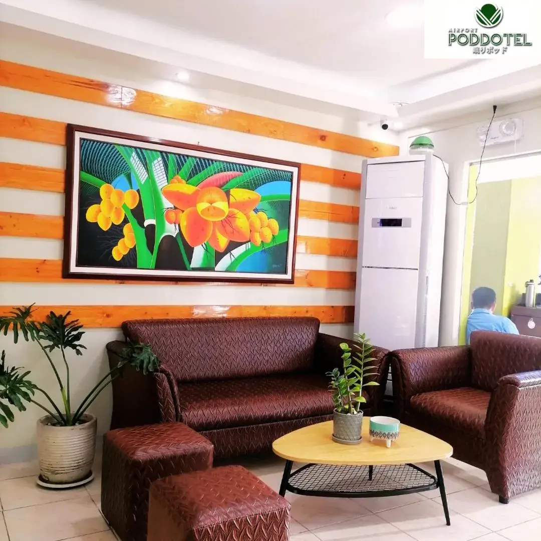 Seating area in Airport Poddotel Inc. Seating area in Airport Poddotel Inc.