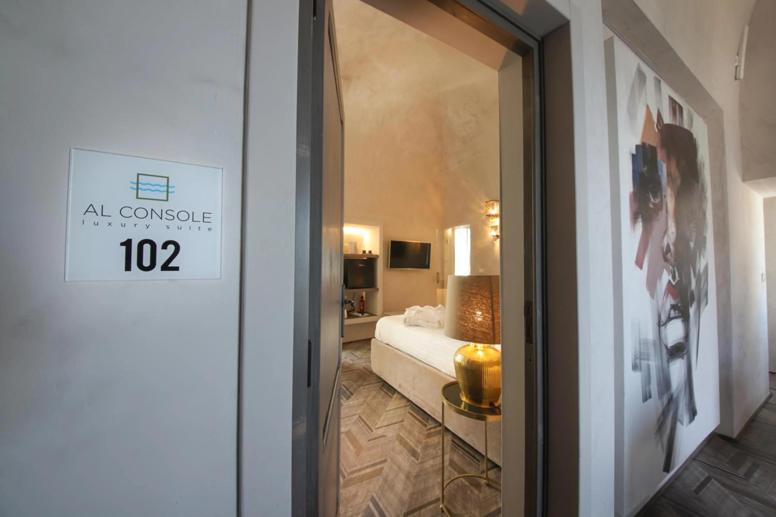 Bed in AL CONSOLE LUXURY SUITE