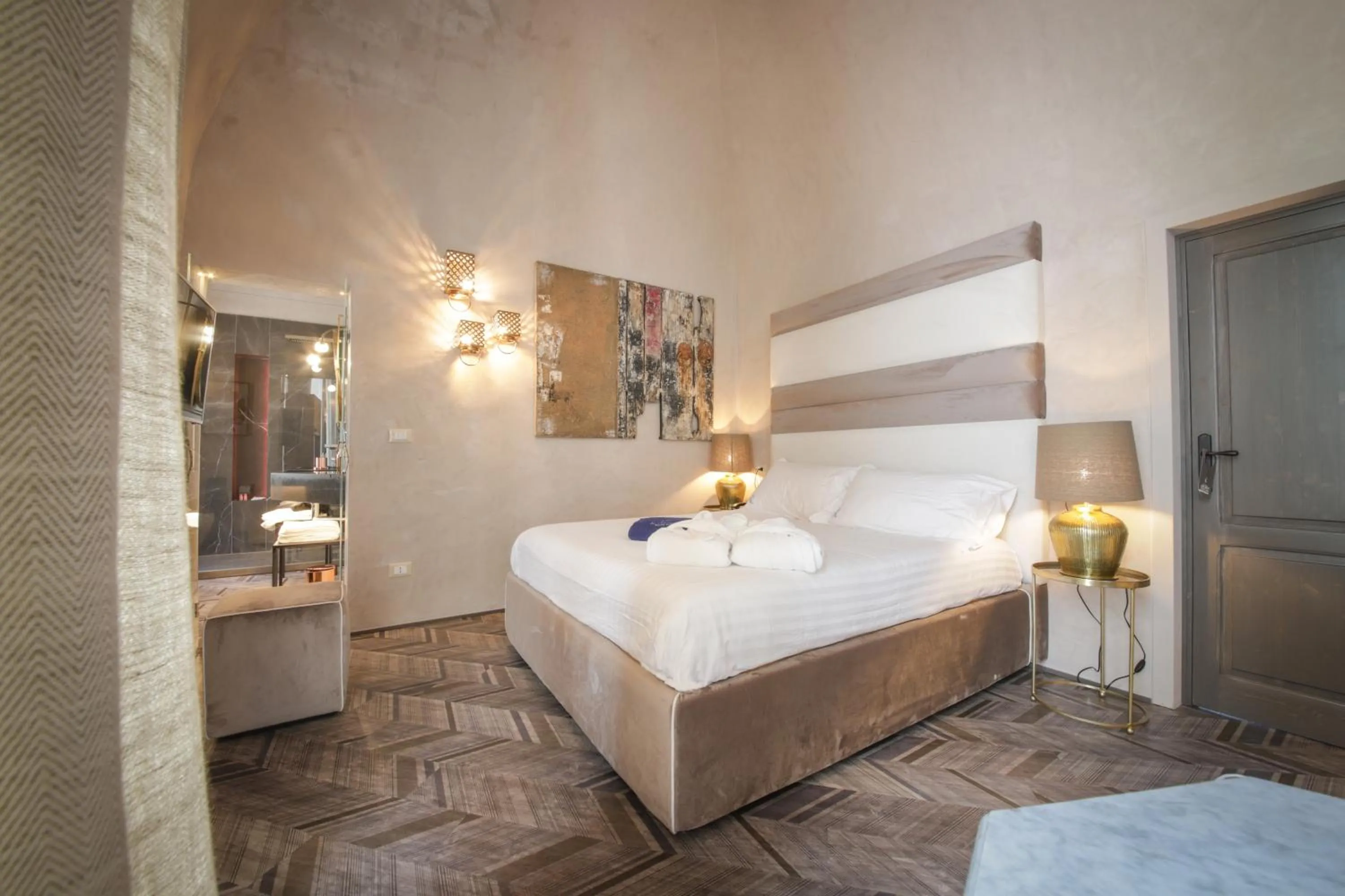 Bed in AL CONSOLE LUXURY SUITE