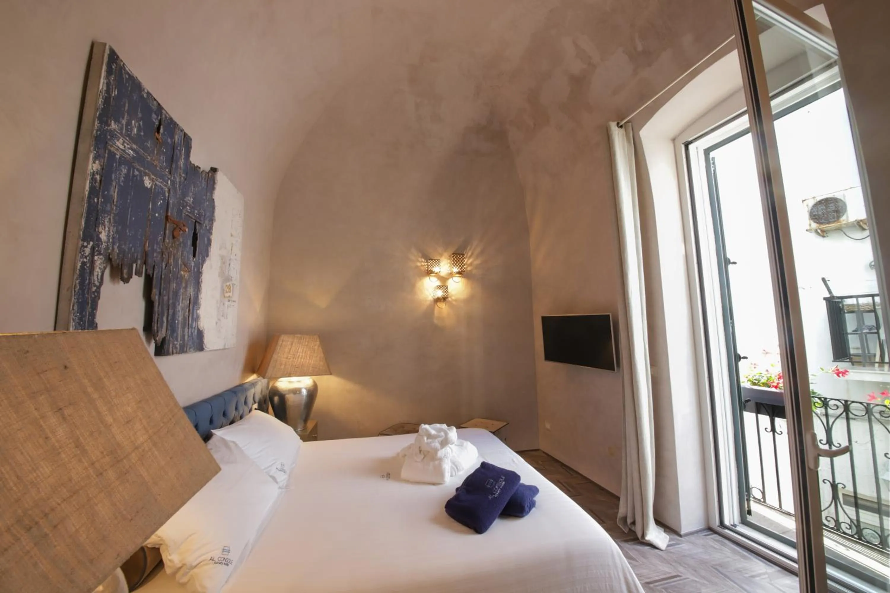 Bed in AL CONSOLE LUXURY SUITE