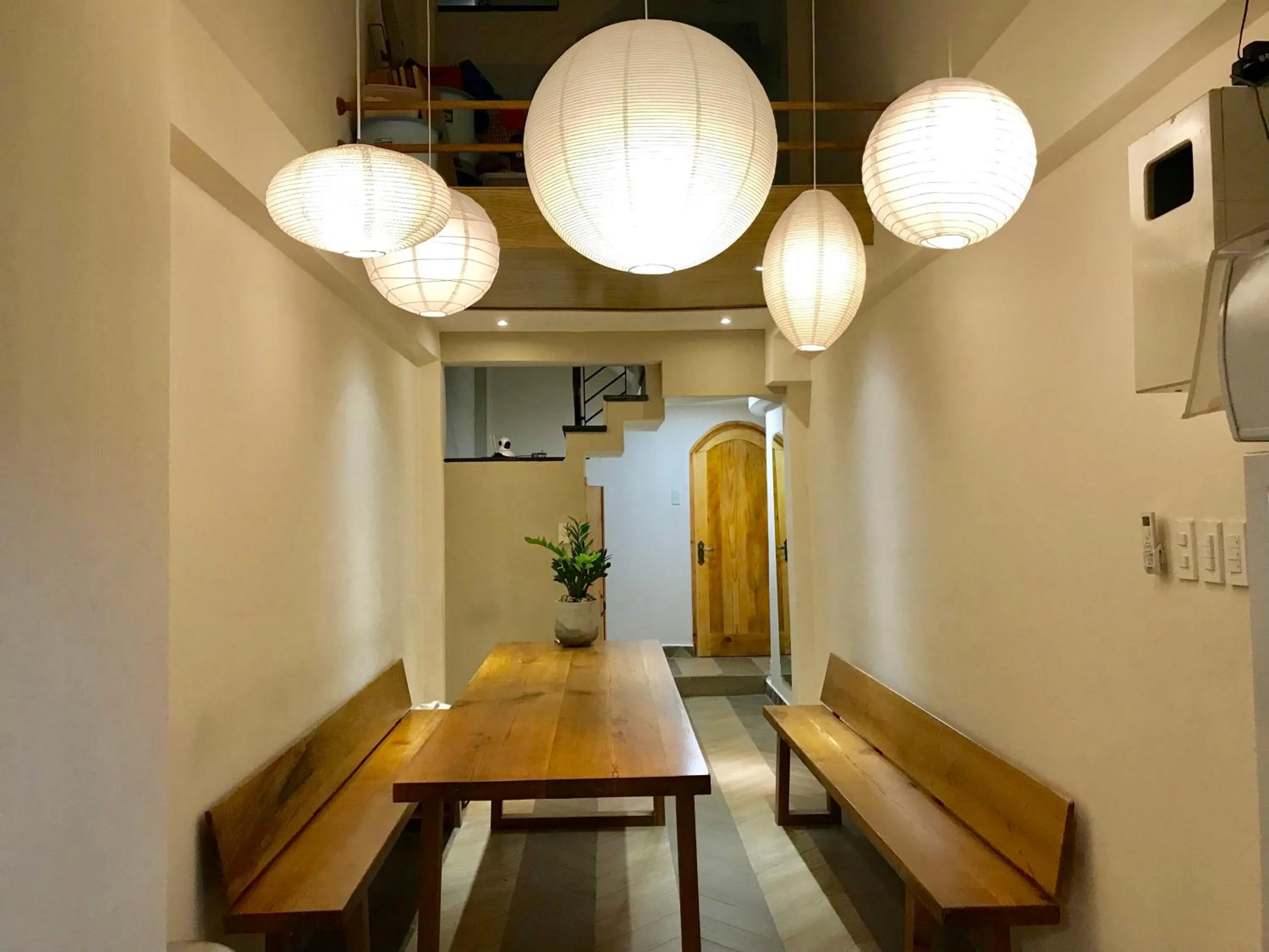 Seating area in Meow Hotel & Cafe