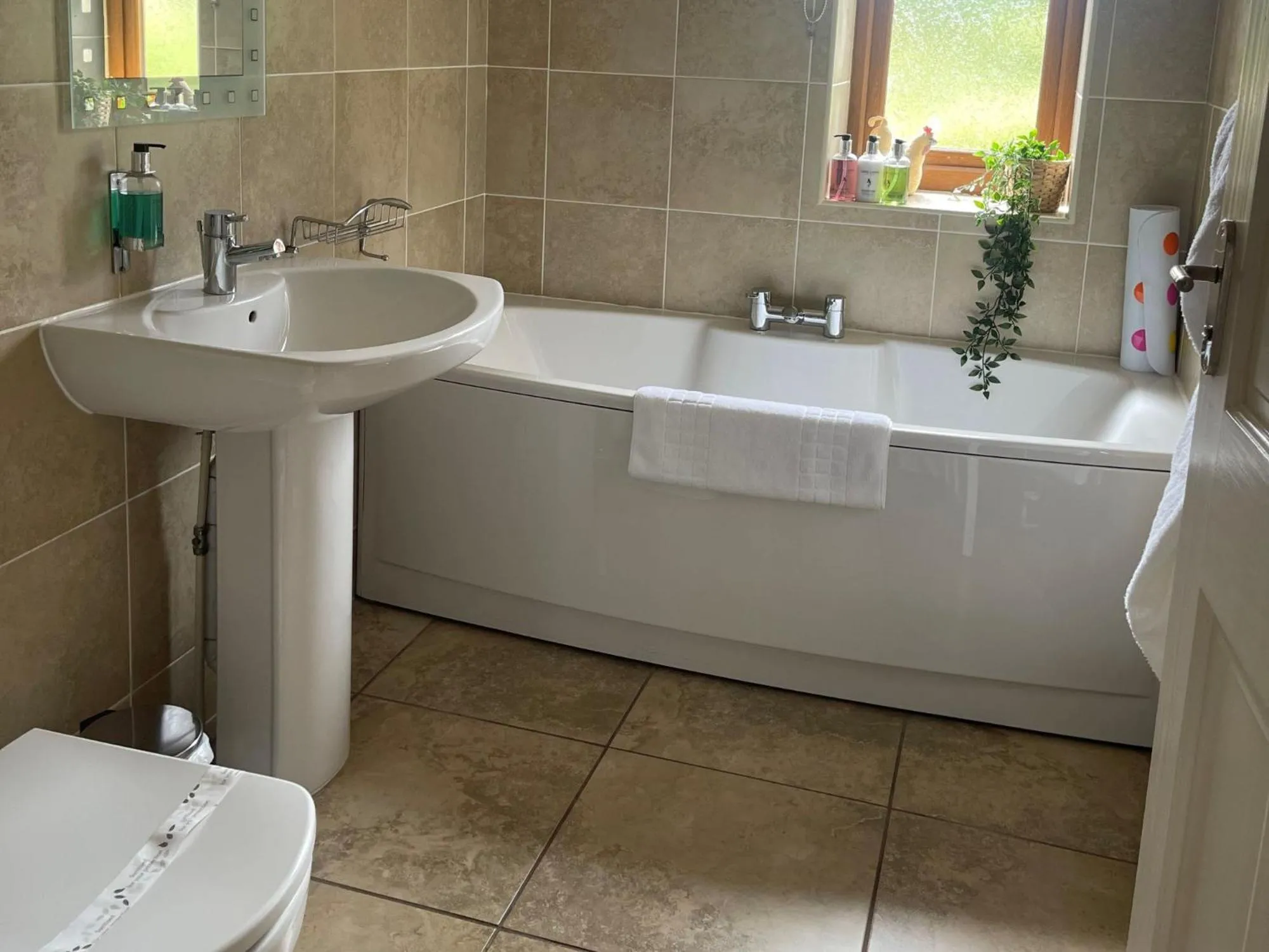 Bathroom in Kingfisher Lodge, South View Lodges, Exeter