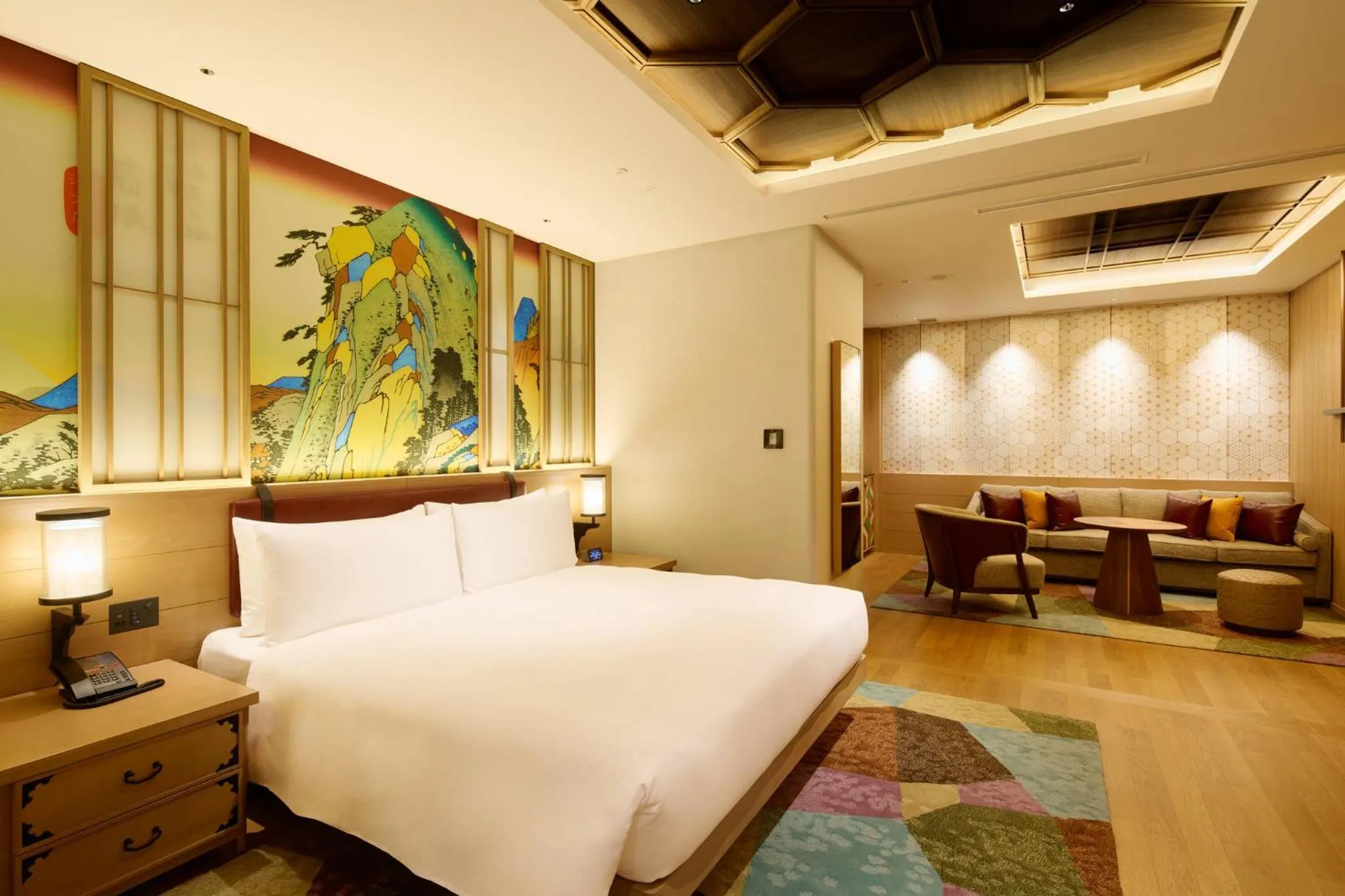 Photo of the whole room, Bed in Hotel Indigo Hakone Gora by IHG