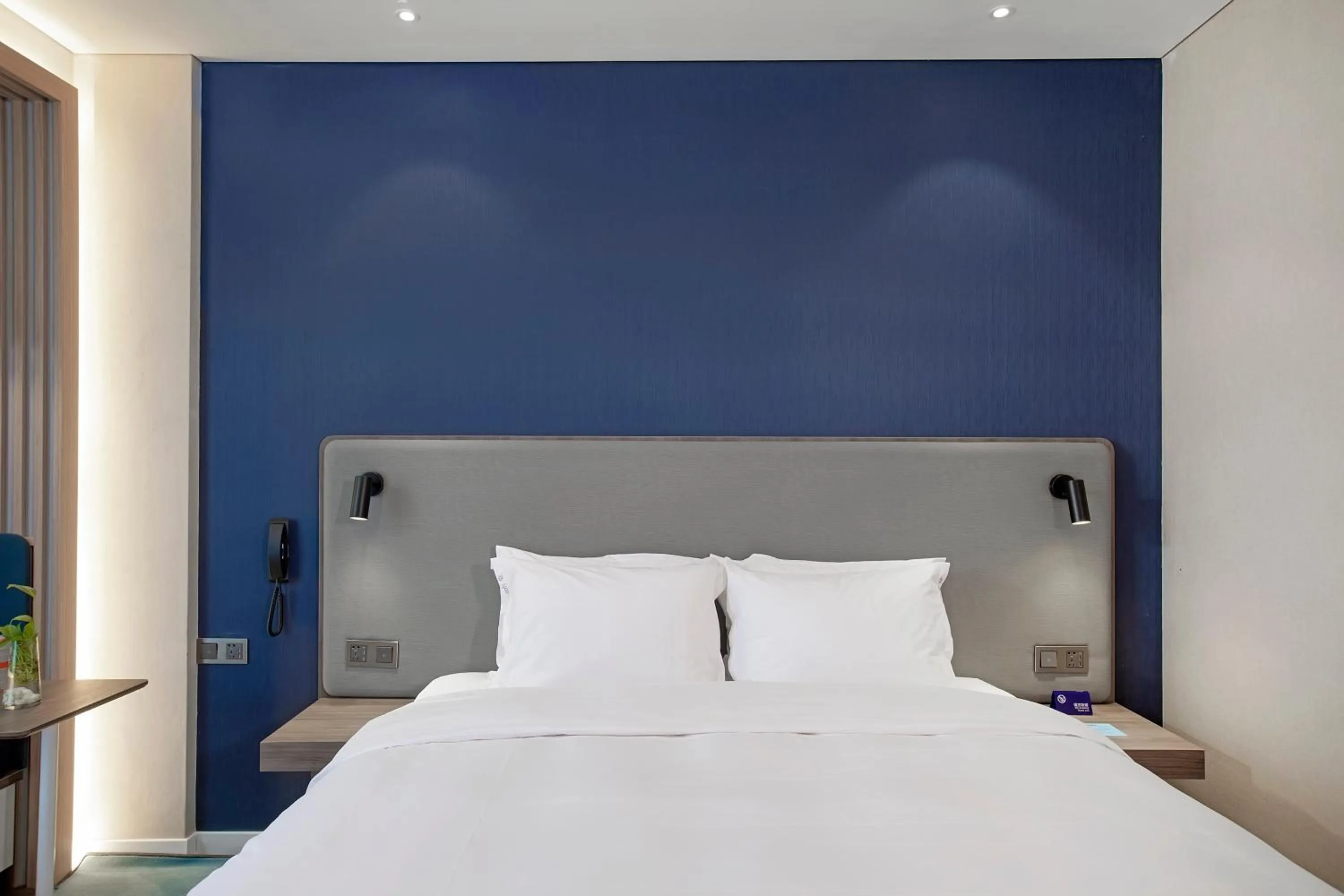 Photo of the whole room, Bed in Holiday Inn Express Shanghai Chongming by IHG