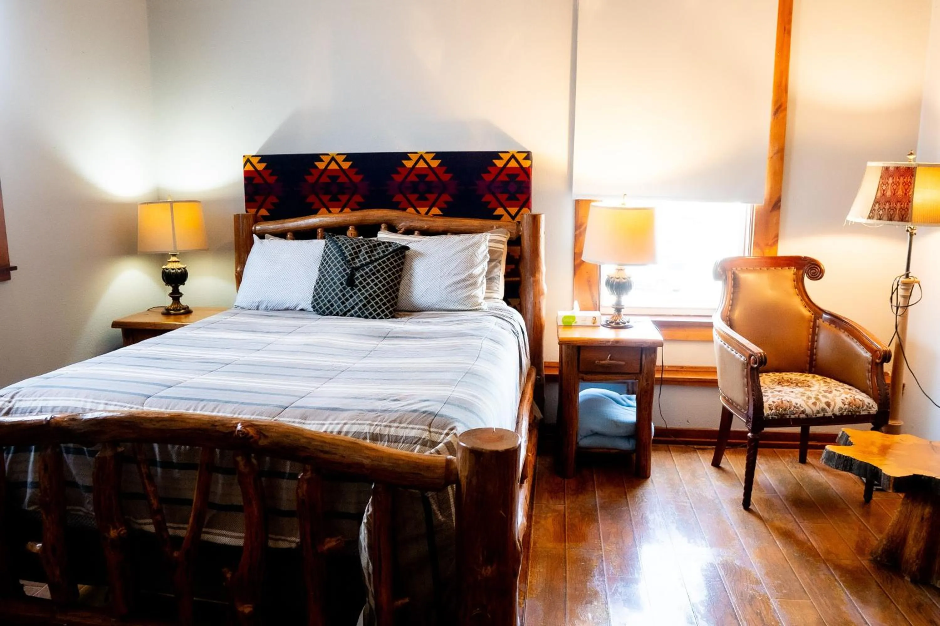 Bed in Oak Tree Hotel