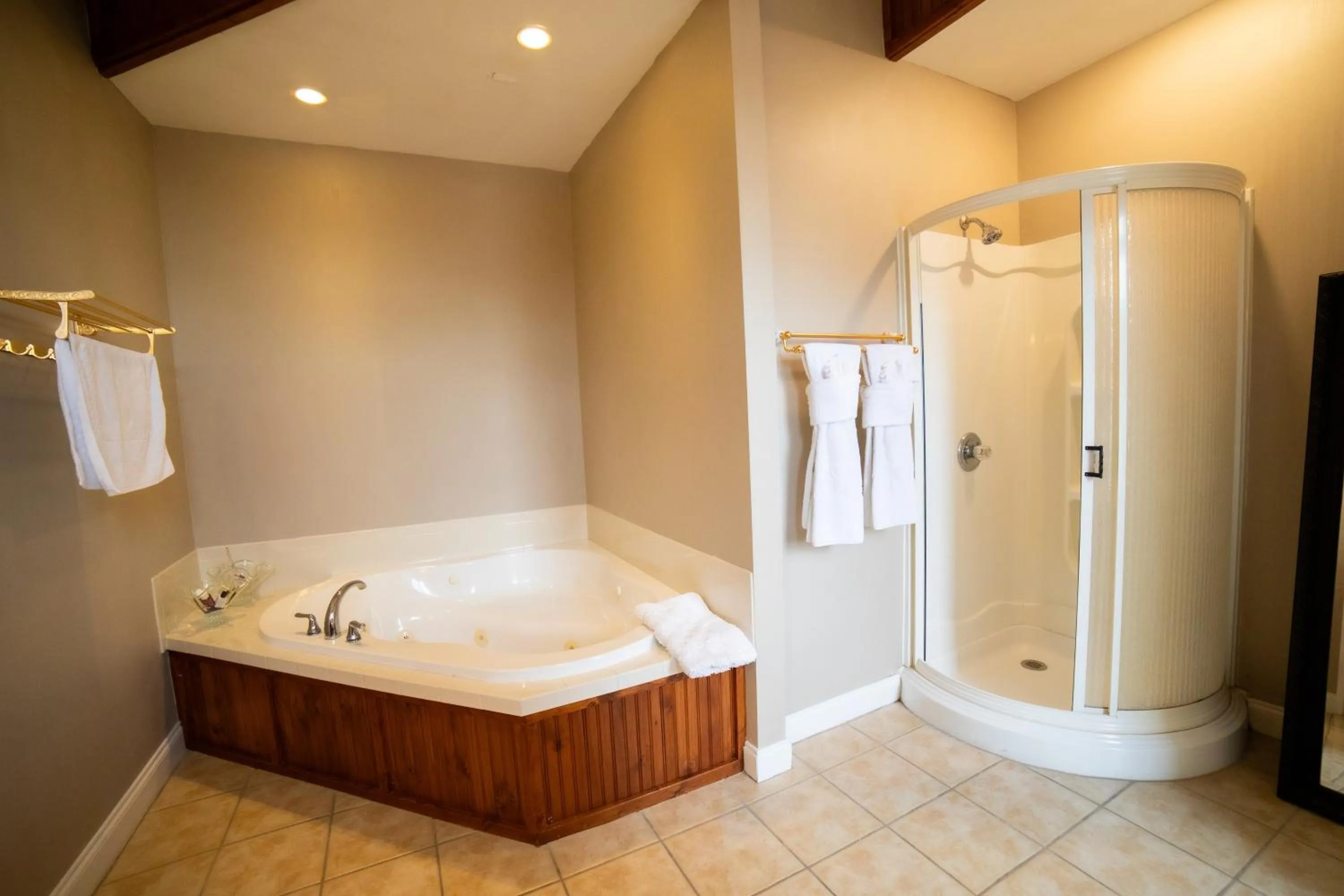 Shower in Oak Tree Hotel