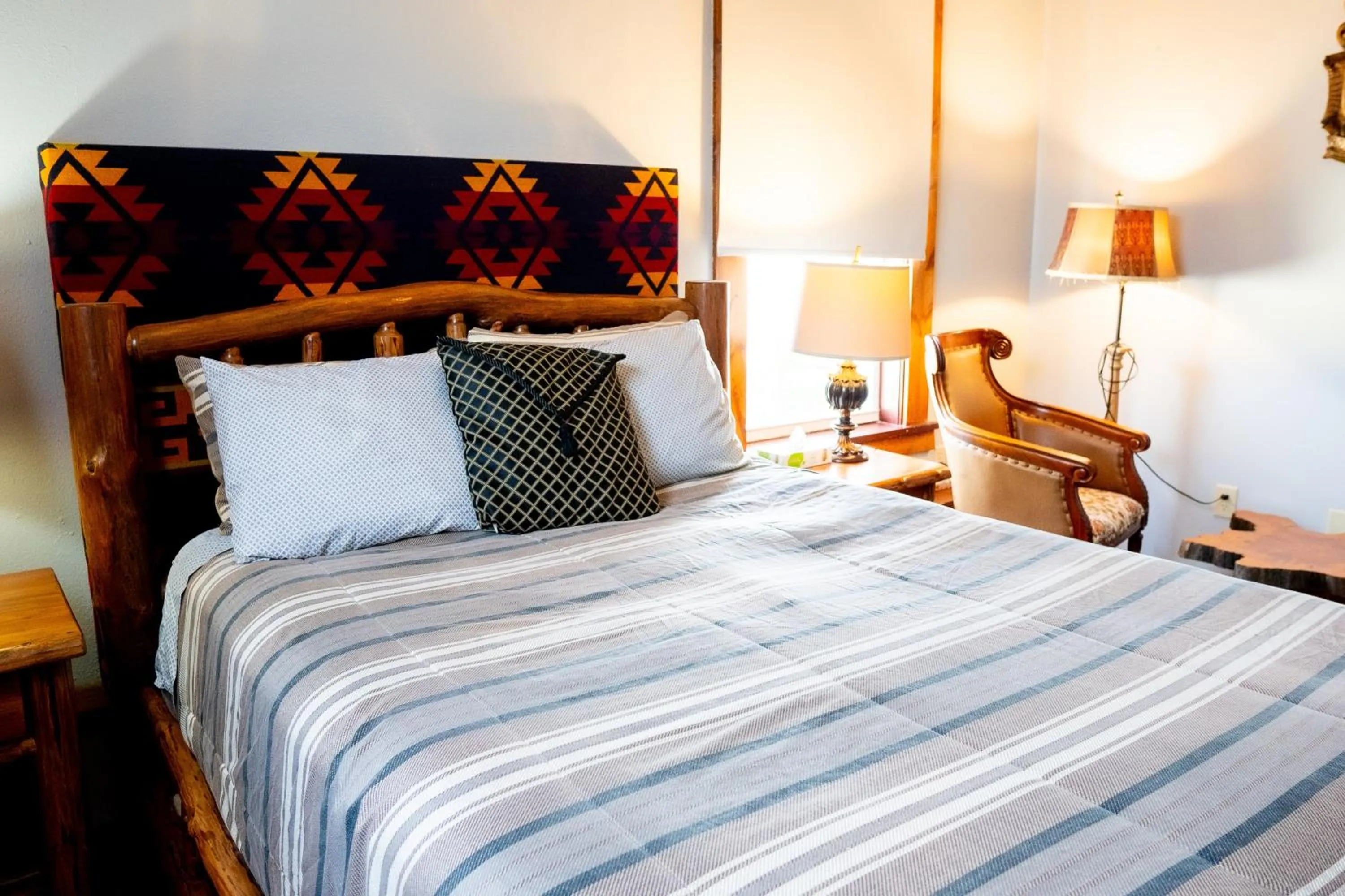 Bed in Oak Tree Hotel