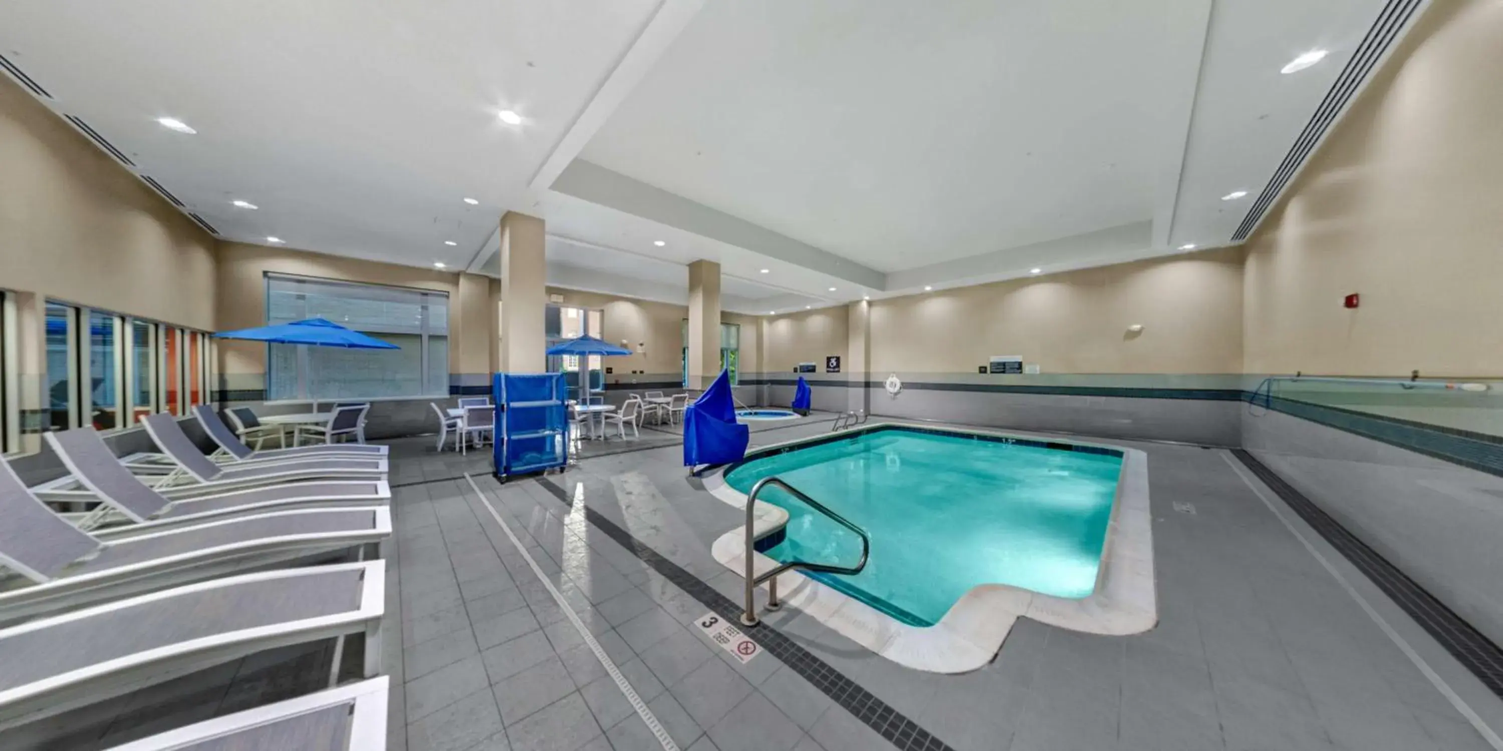 Pool view in Hilton Garden Inn Ithaca Pool view in Hilton Garden Inn Ithaca